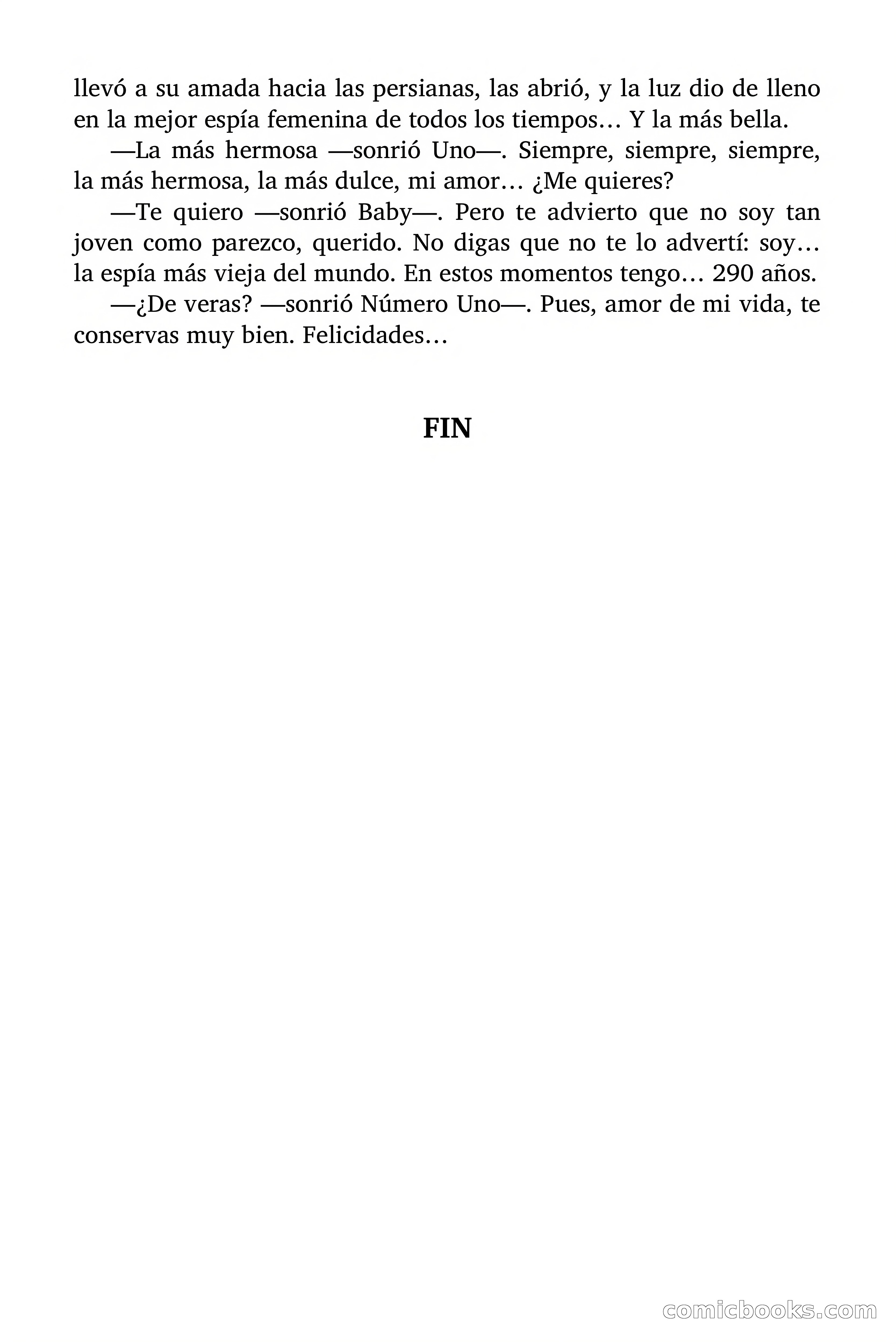La espía más vieja del mundo — page 92 of 92