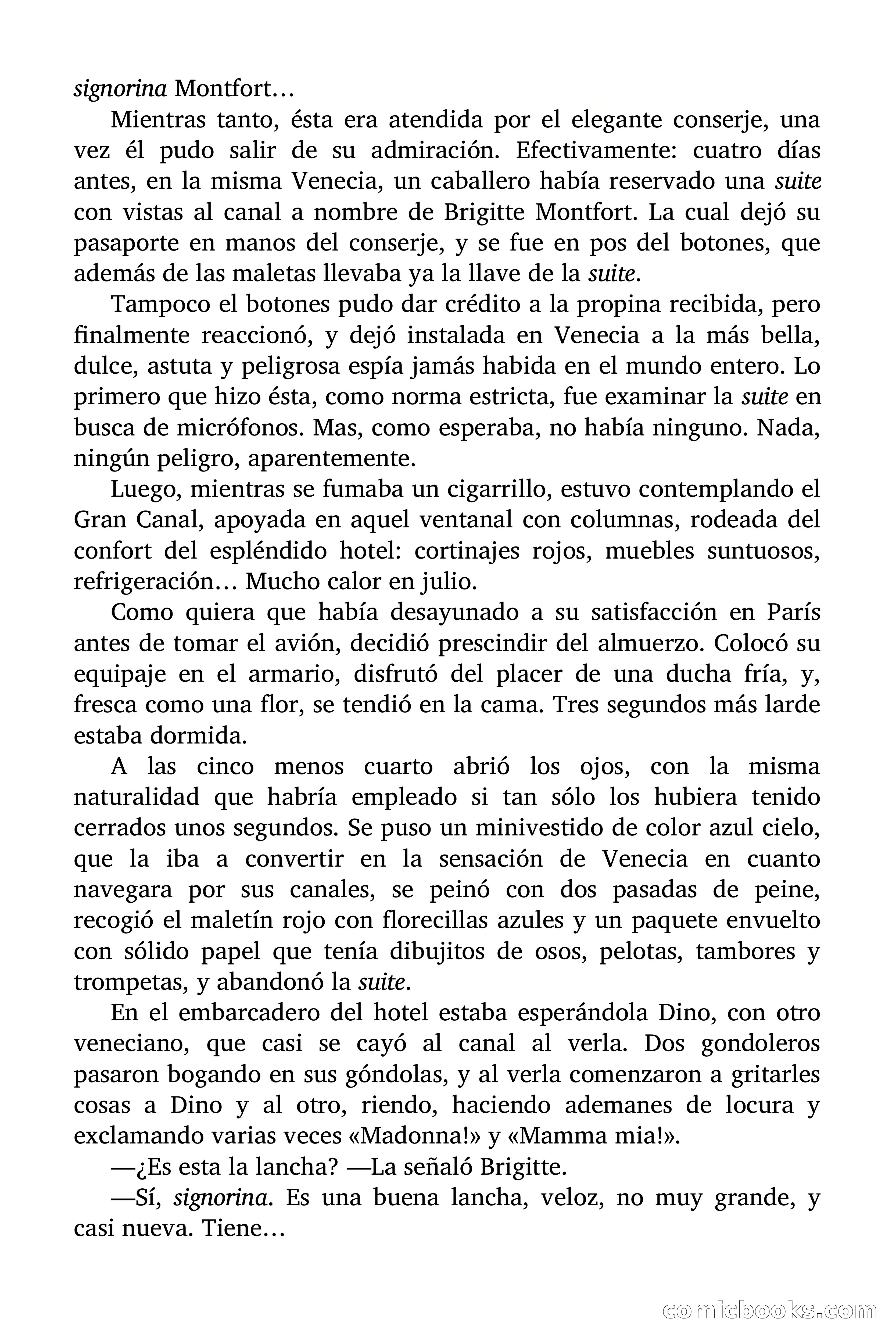 Brigitte en Acción: En Venecia se muere dulcemente — page 15 of 92