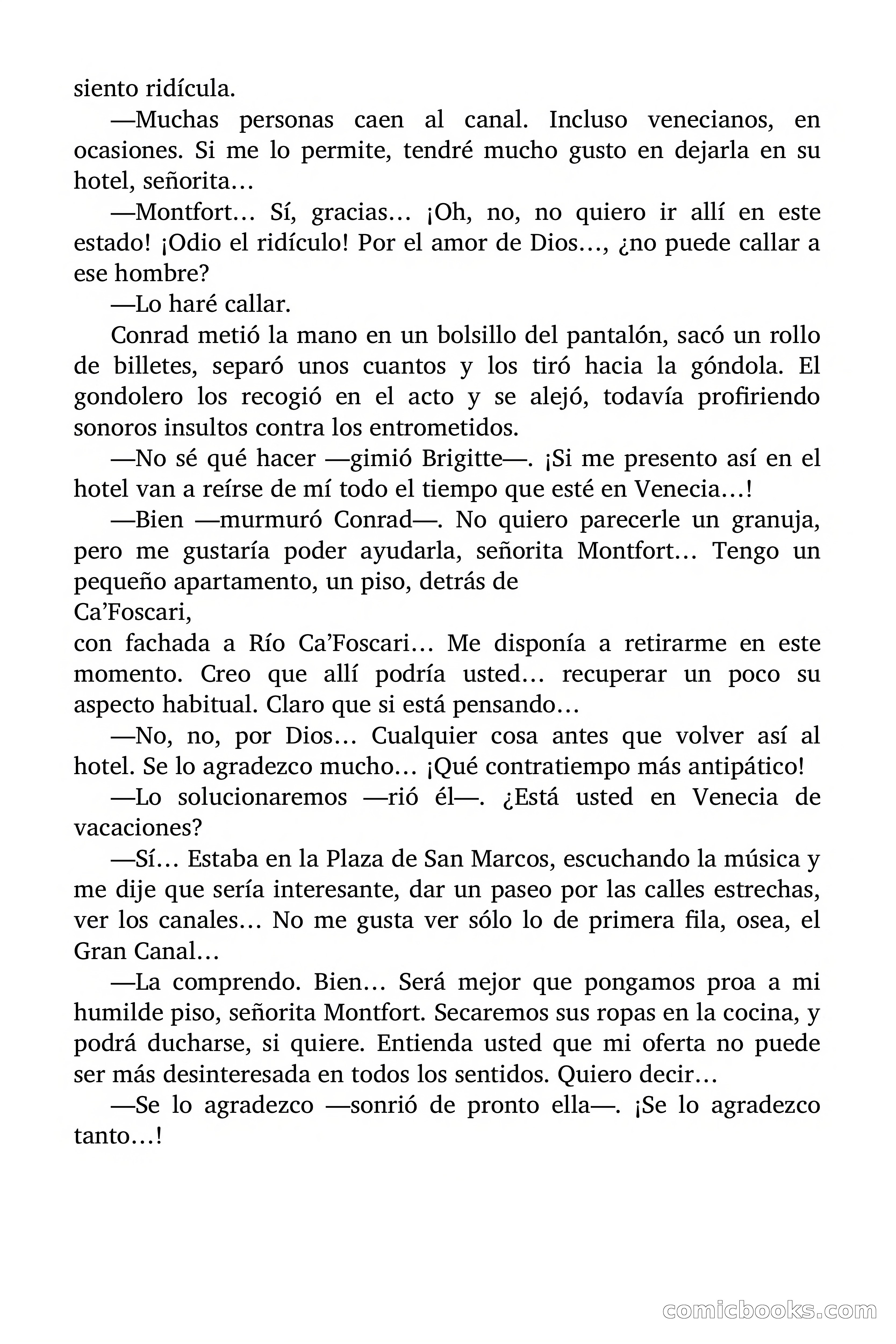 Brigitte en Acción: En Venecia se muere dulcemente — page 35 of 92