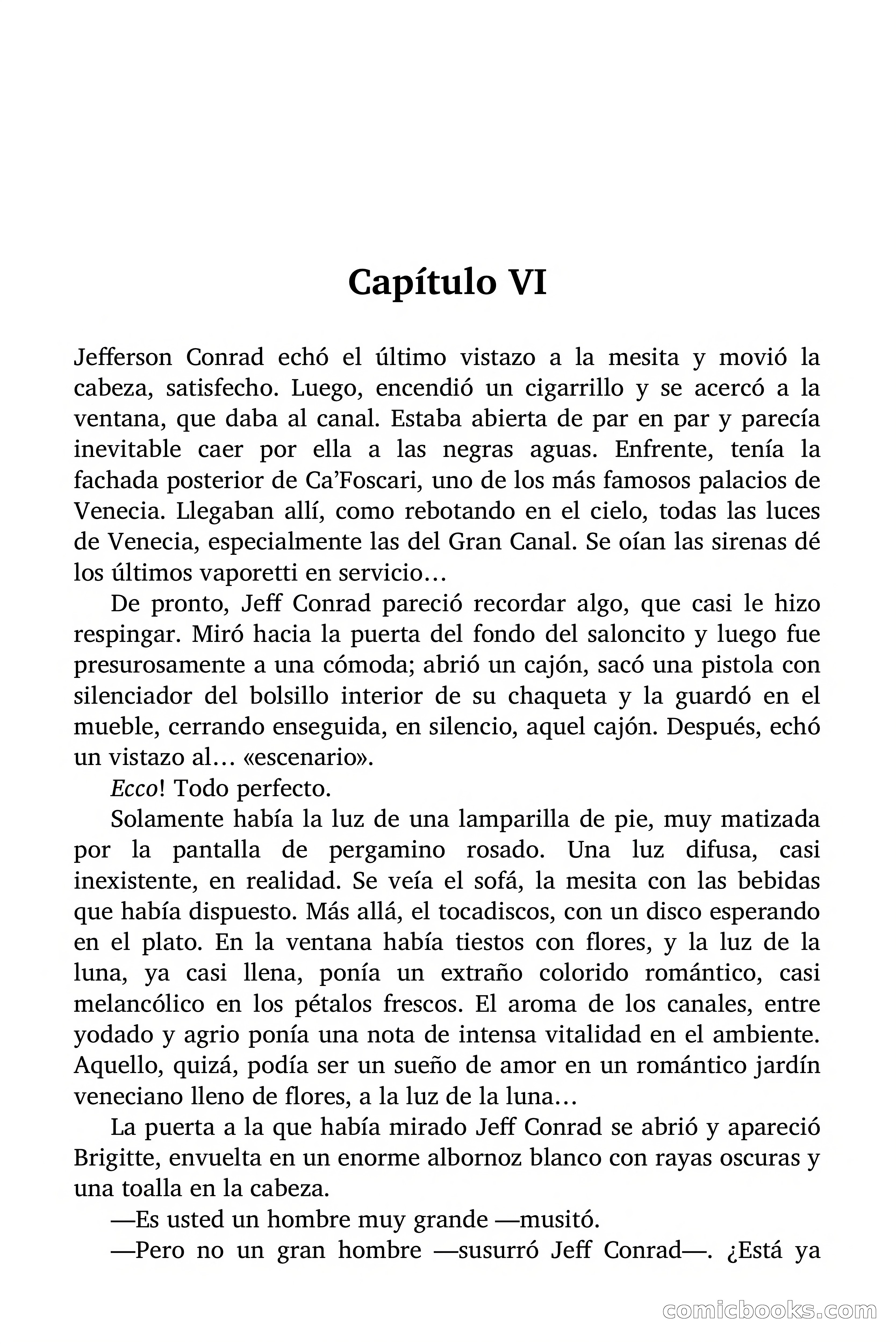 Brigitte en Acción: En Venecia se muere dulcemente — page 36 of 92