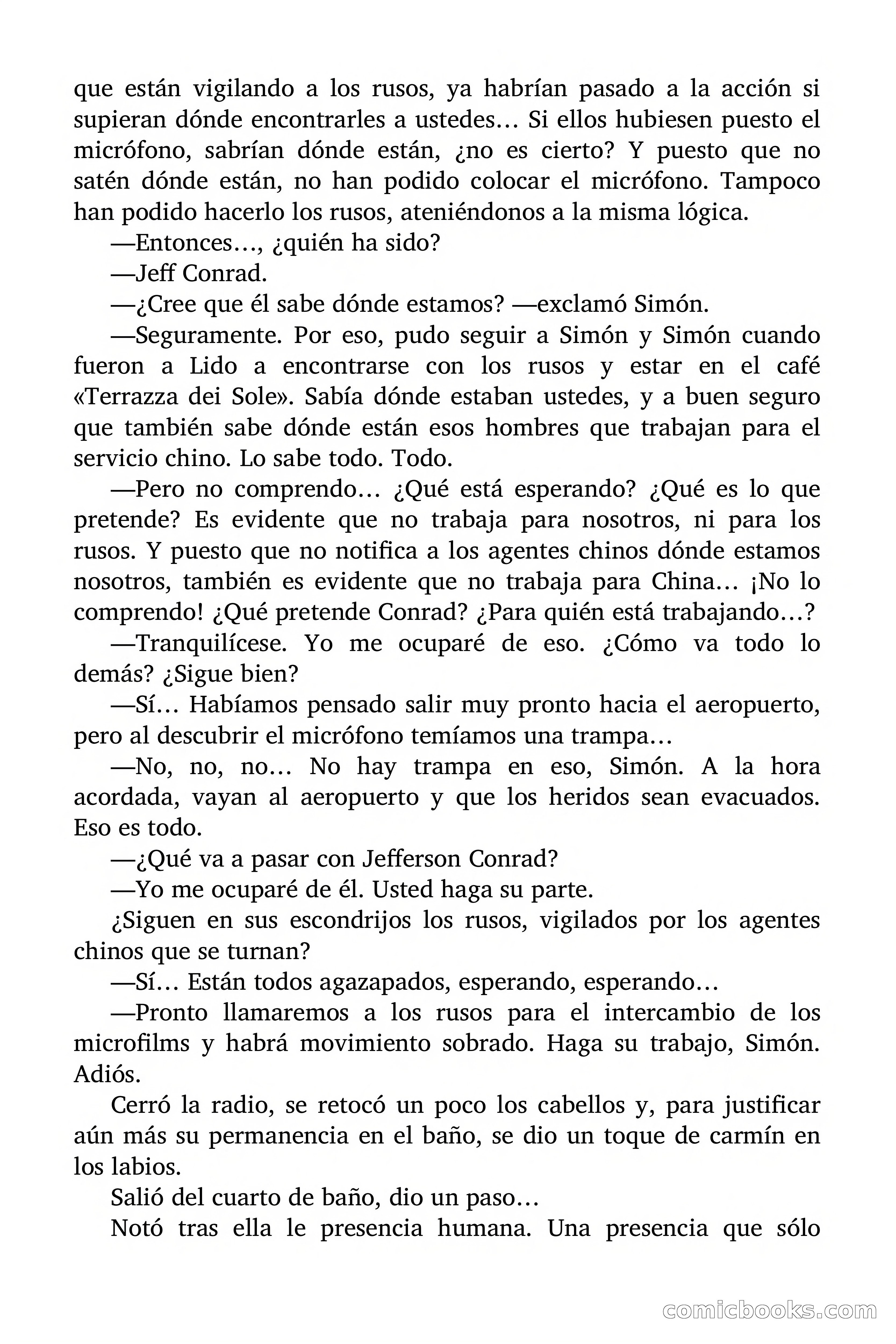 Brigitte en Acción: En Venecia se muere dulcemente — page 59 of 92