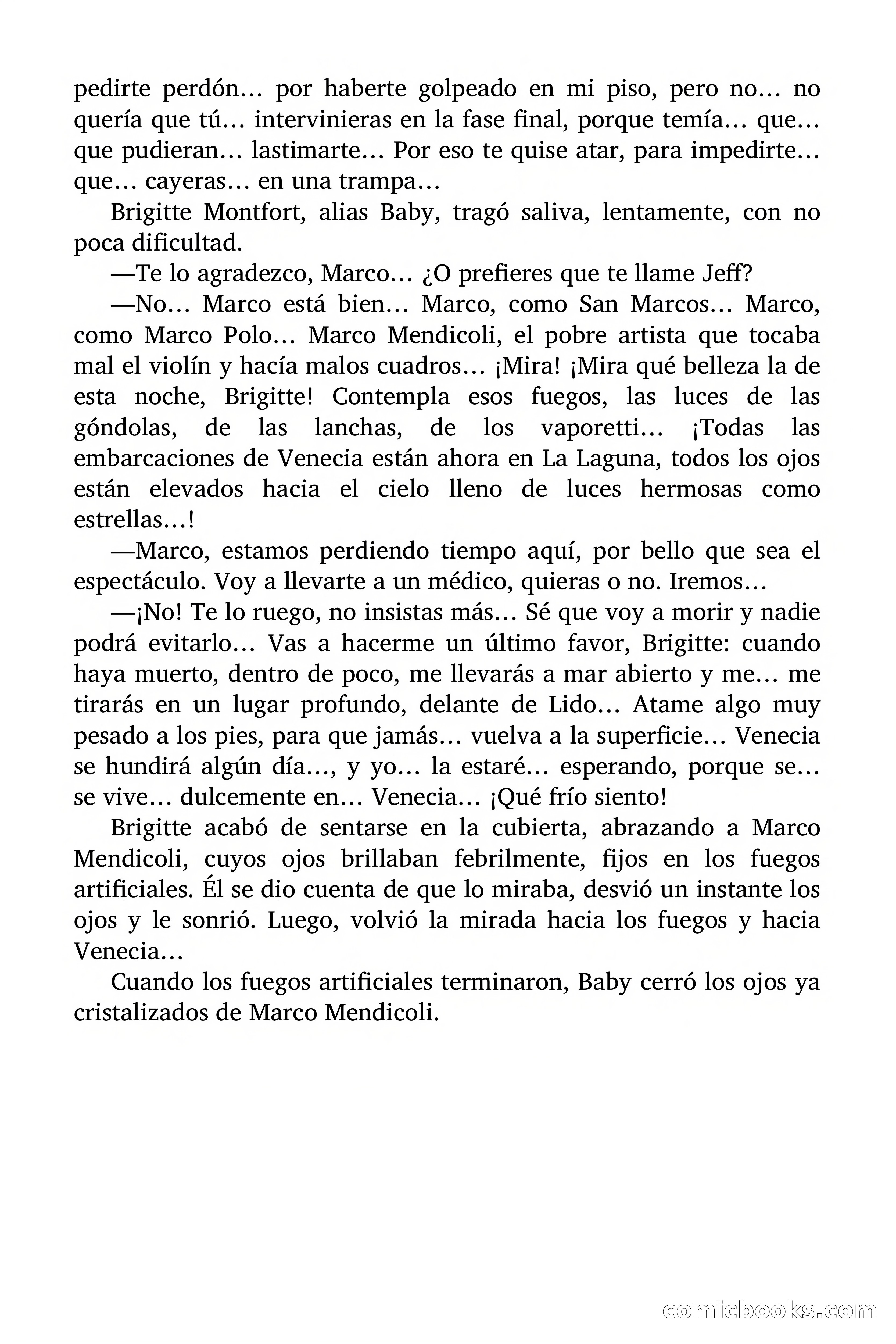 Brigitte en Acción: En Venecia se muere dulcemente — page 87 of 92