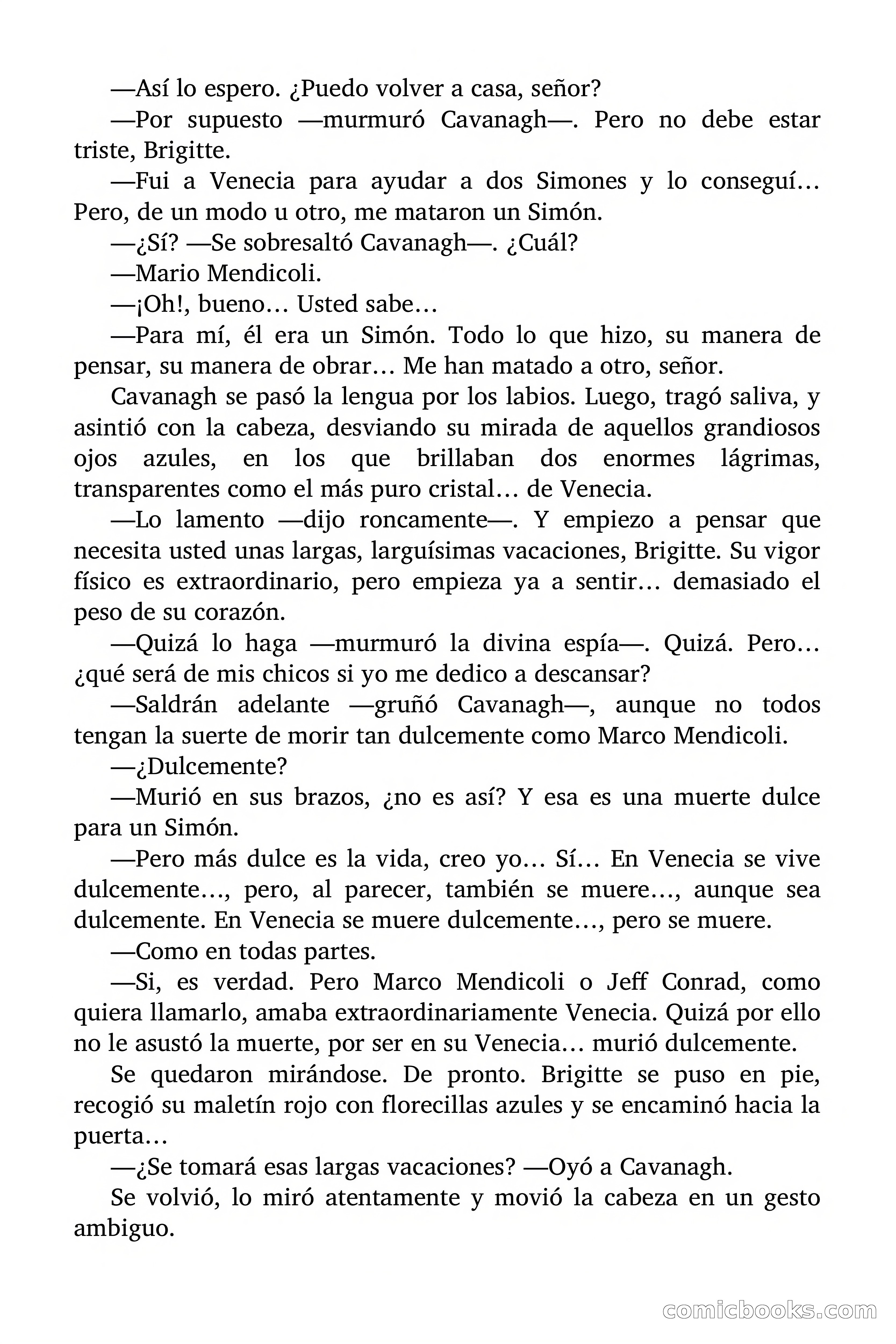 Brigitte en Acción: En Venecia se muere dulcemente — page 89 of 92