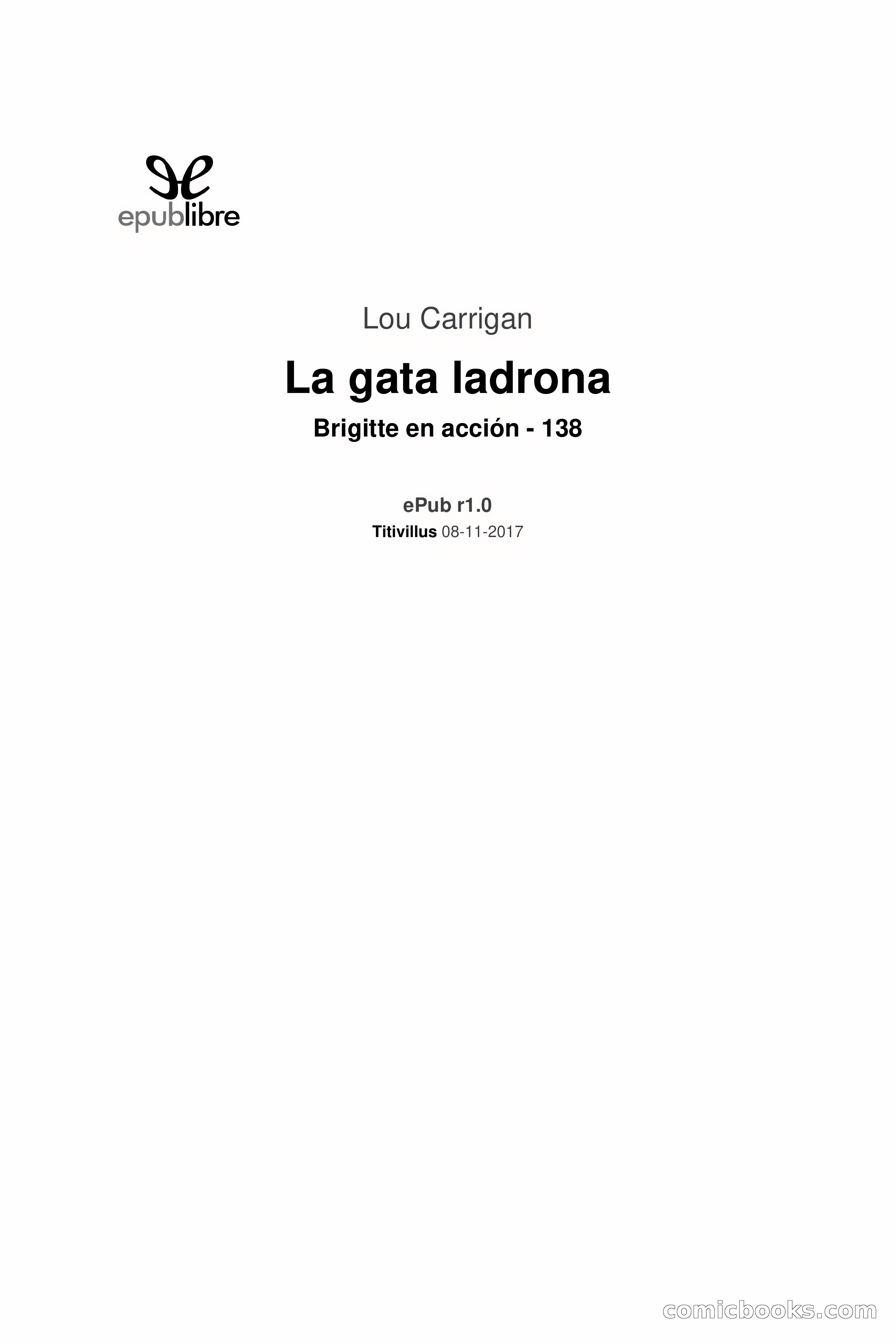 Brigitte en Acción: La gata ladrona — page 3 of 94