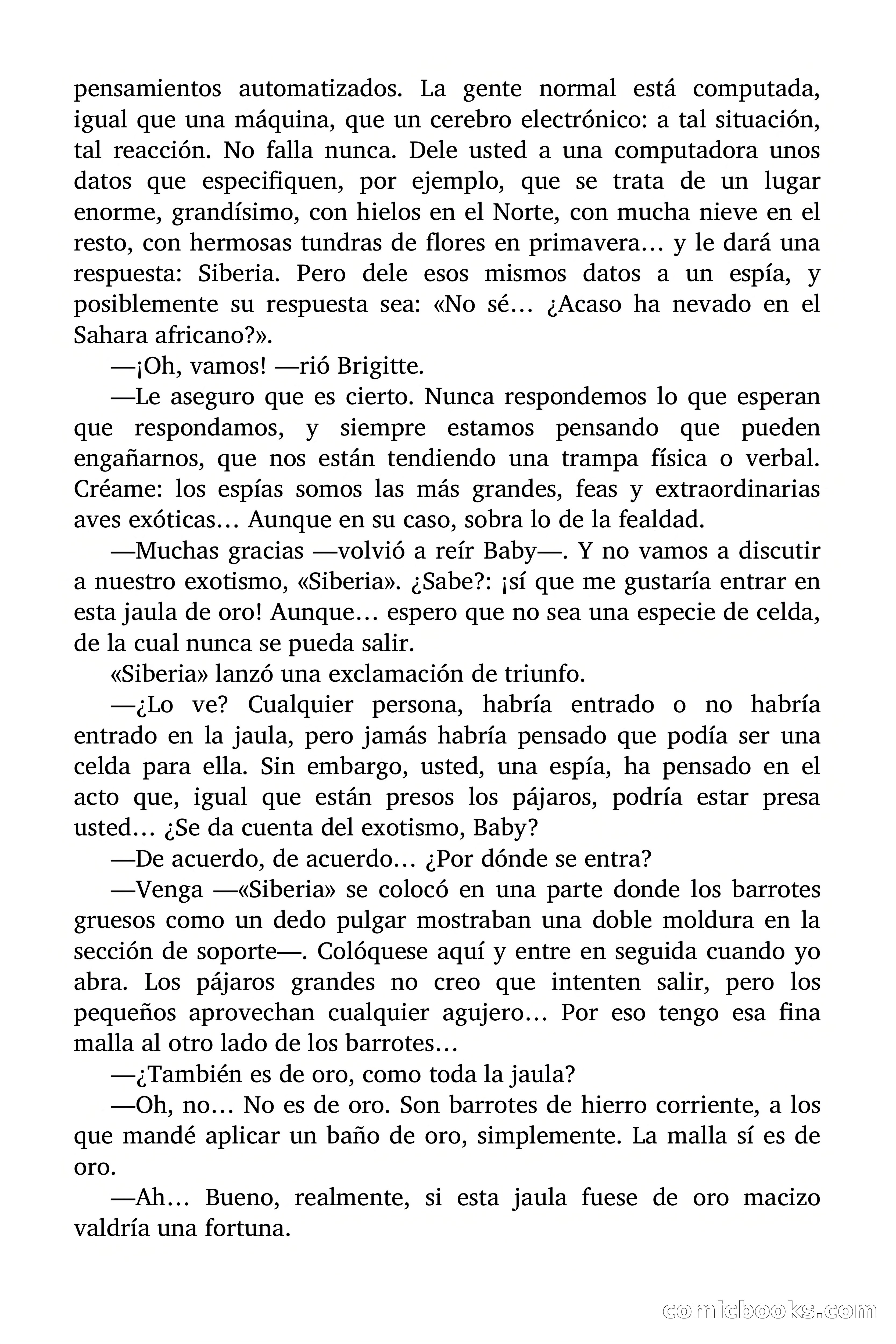 Brigitte en Acción: Jaula de oro para aves exóticas — page 43 of 90