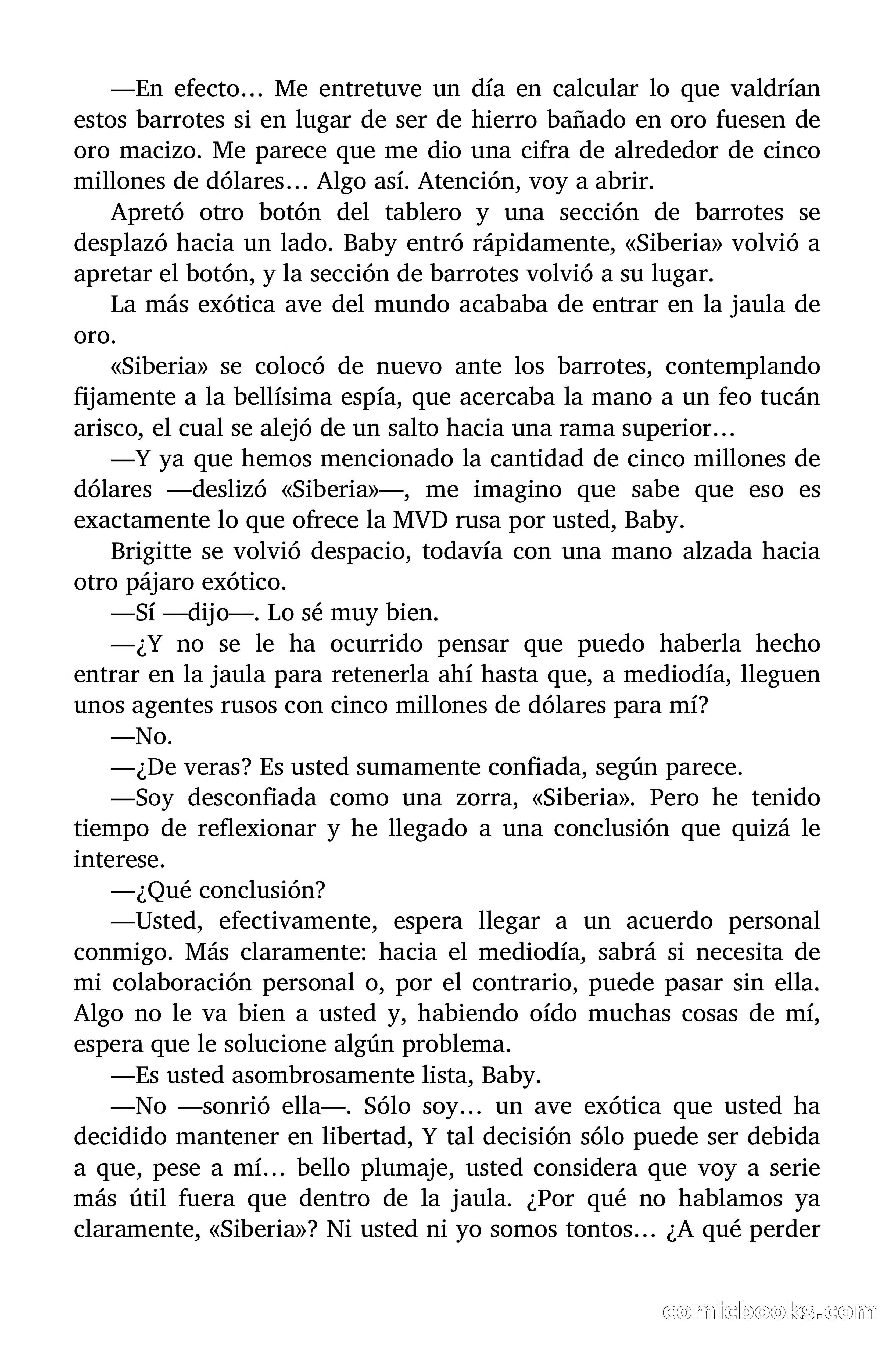 Brigitte en Acción: Jaula de oro para aves exóticas — page 44 of 90