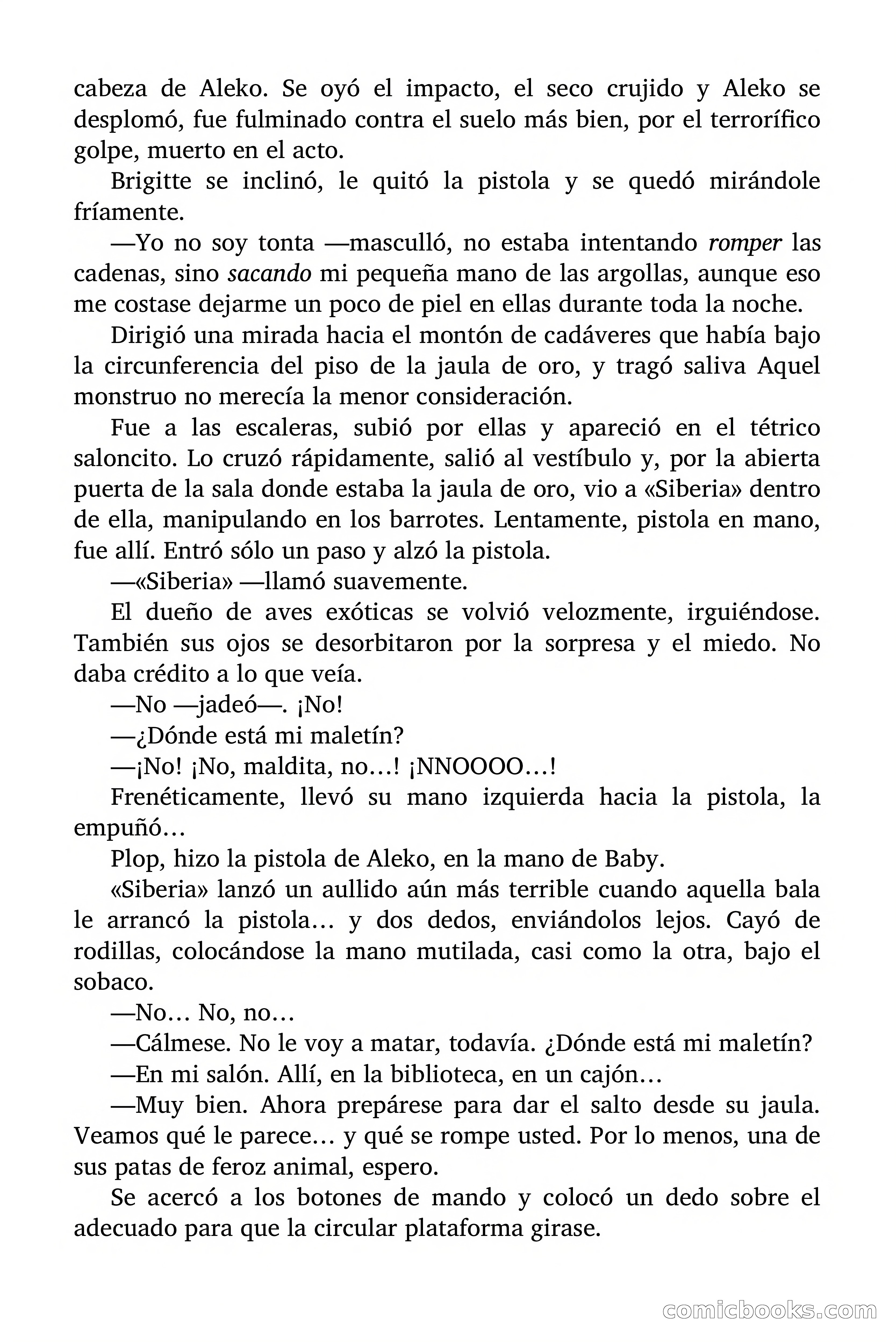 Brigitte en Acción: Jaula de oro para aves exóticas — page 81 of 90