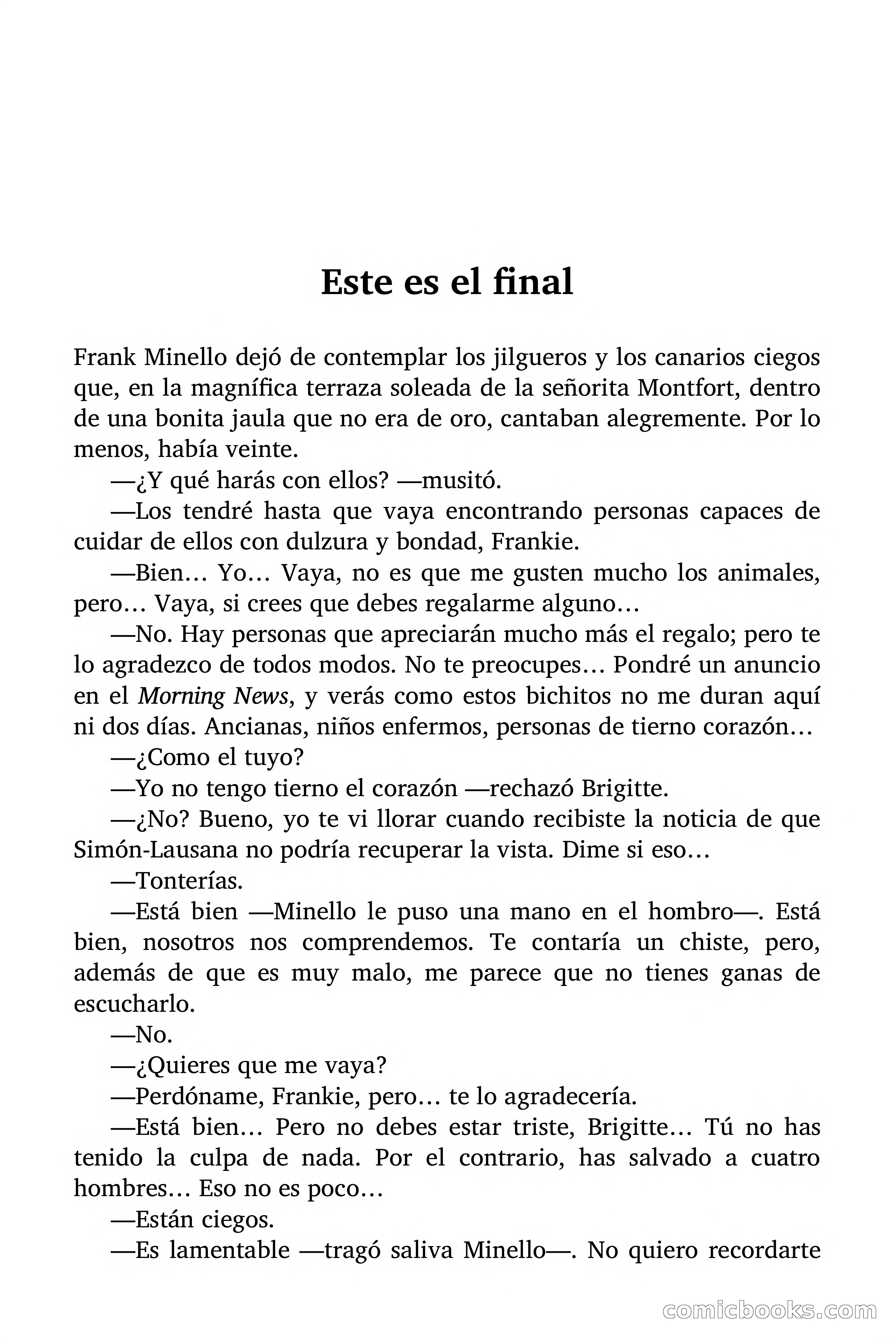 Brigitte en Acción: Jaula de oro para aves exóticas — page 89 of 90