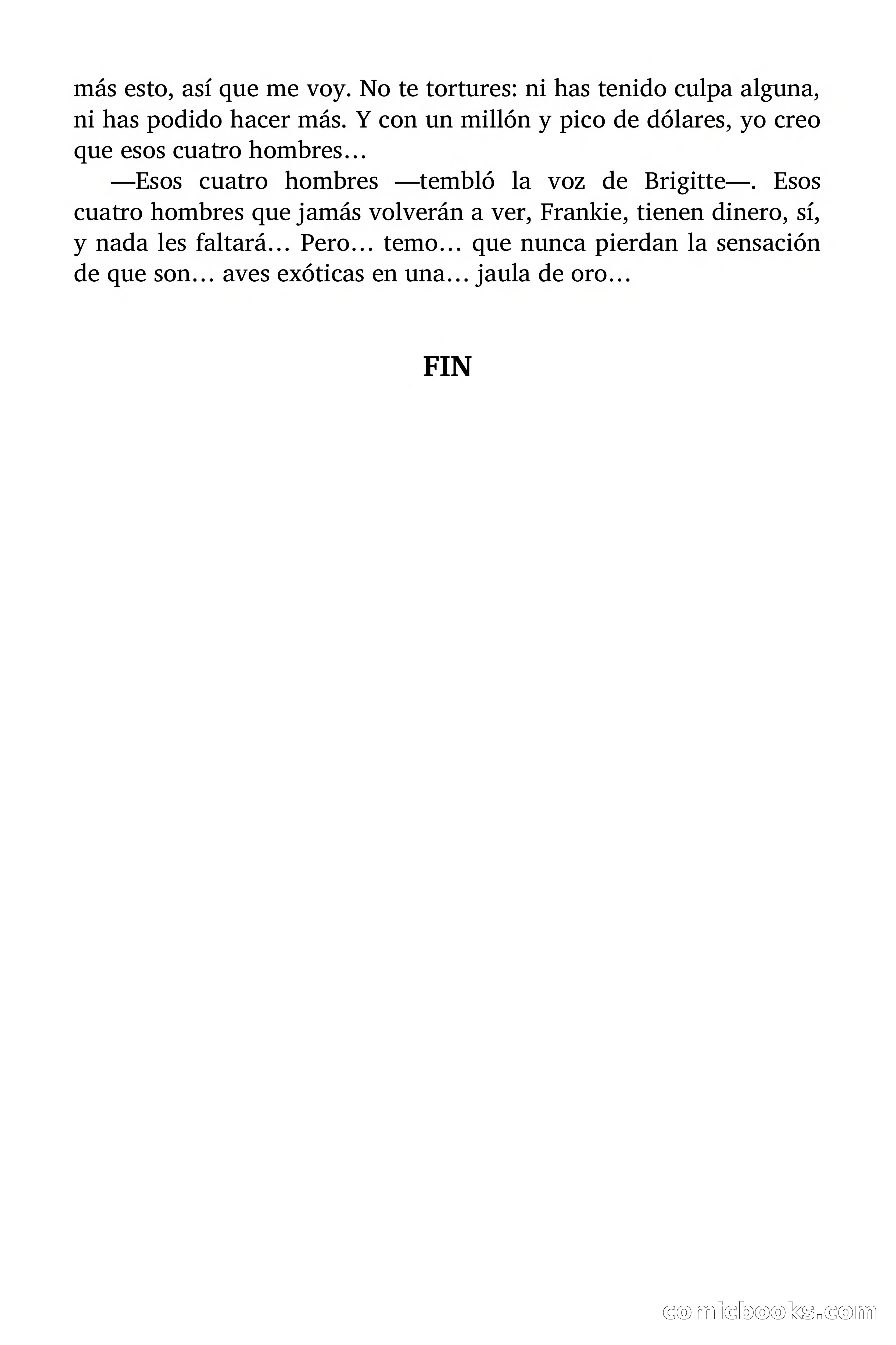 Brigitte en Acción: Jaula de oro para aves exóticas — page 90 of 90