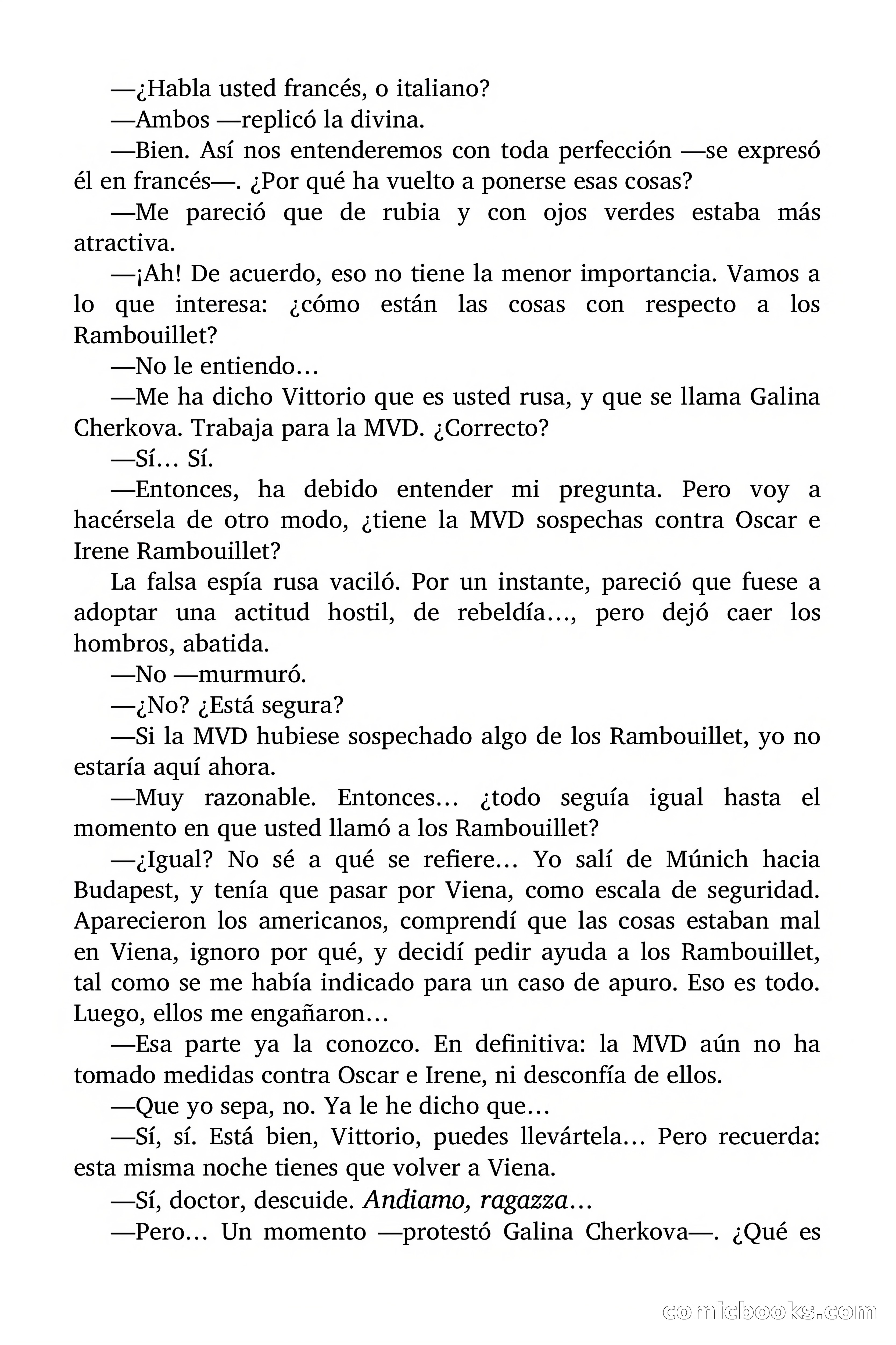 Espías en el paraíso — page 69 of 88