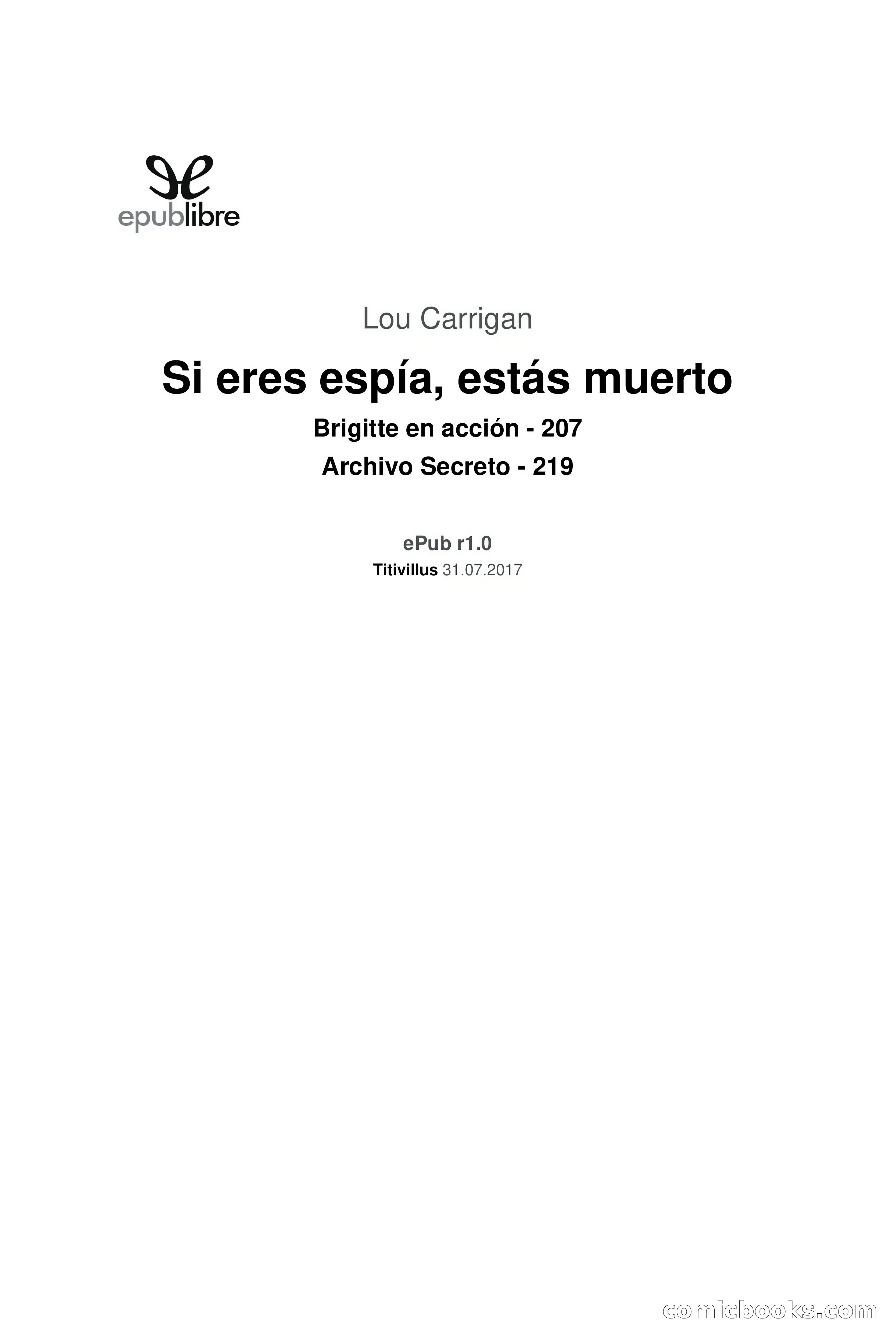 Si eres espía, estás muerto — page 3 of 94