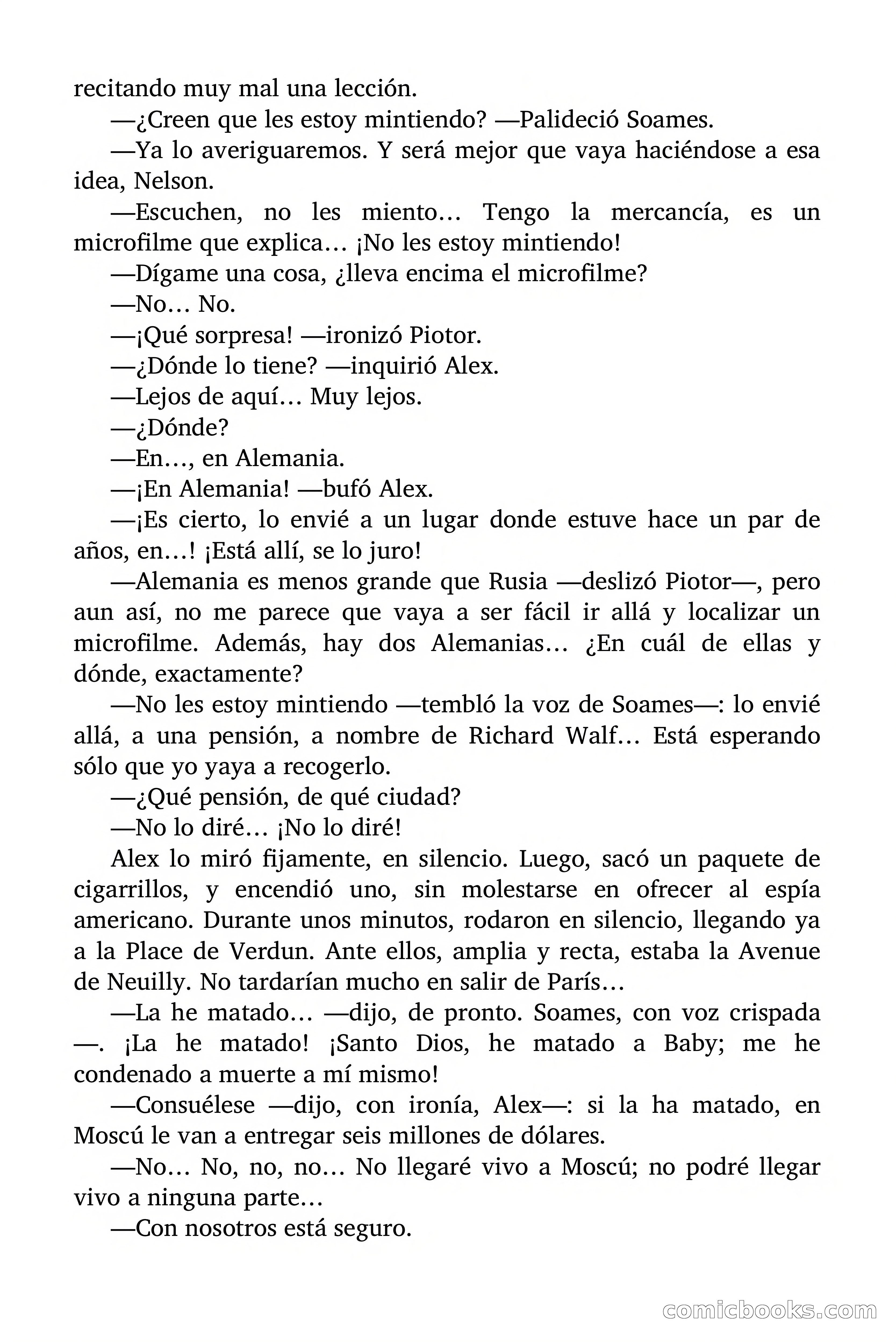 Si eres espía, estás muerto — page 39 of 94