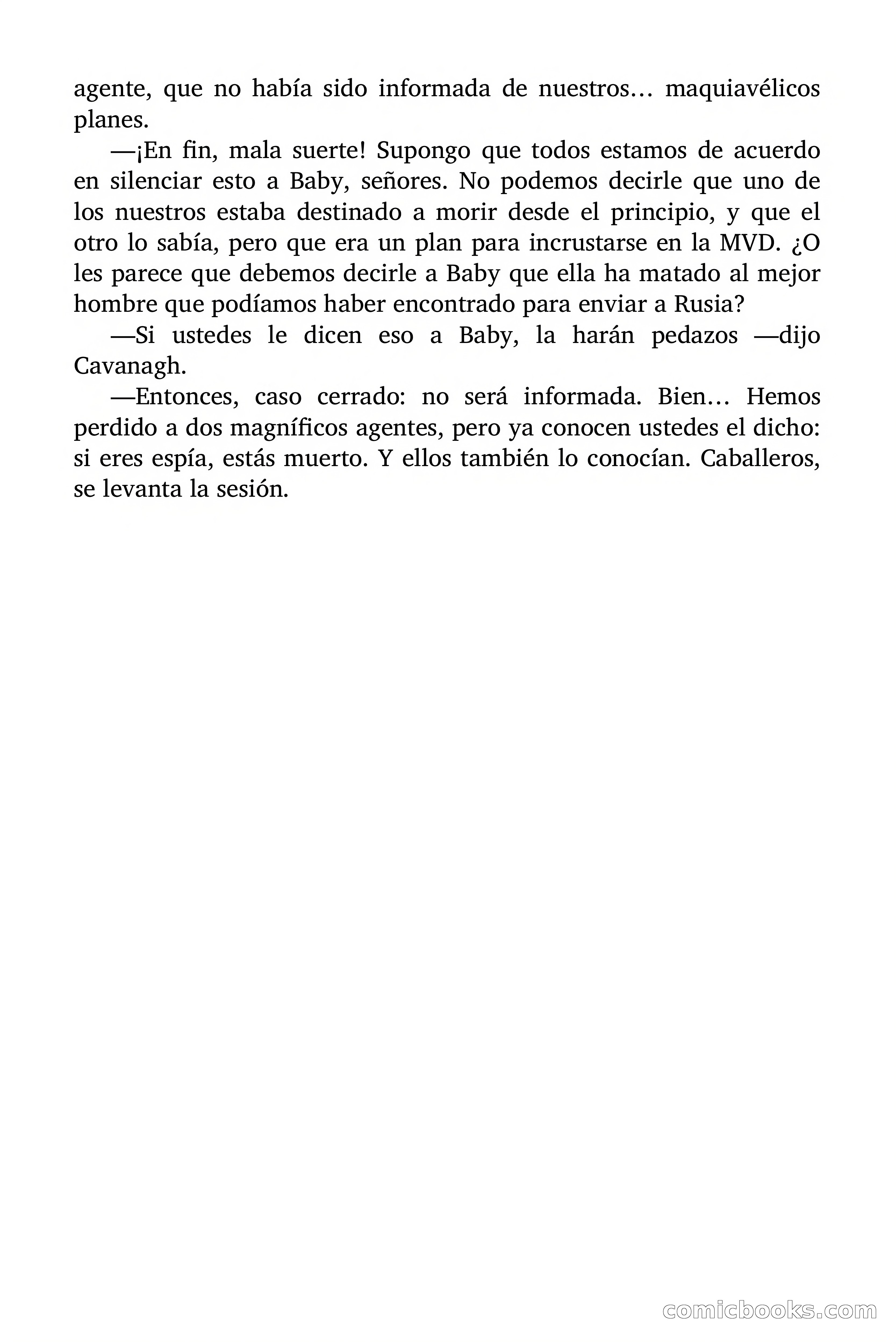 Si eres espía, estás muerto — page 92 of 94