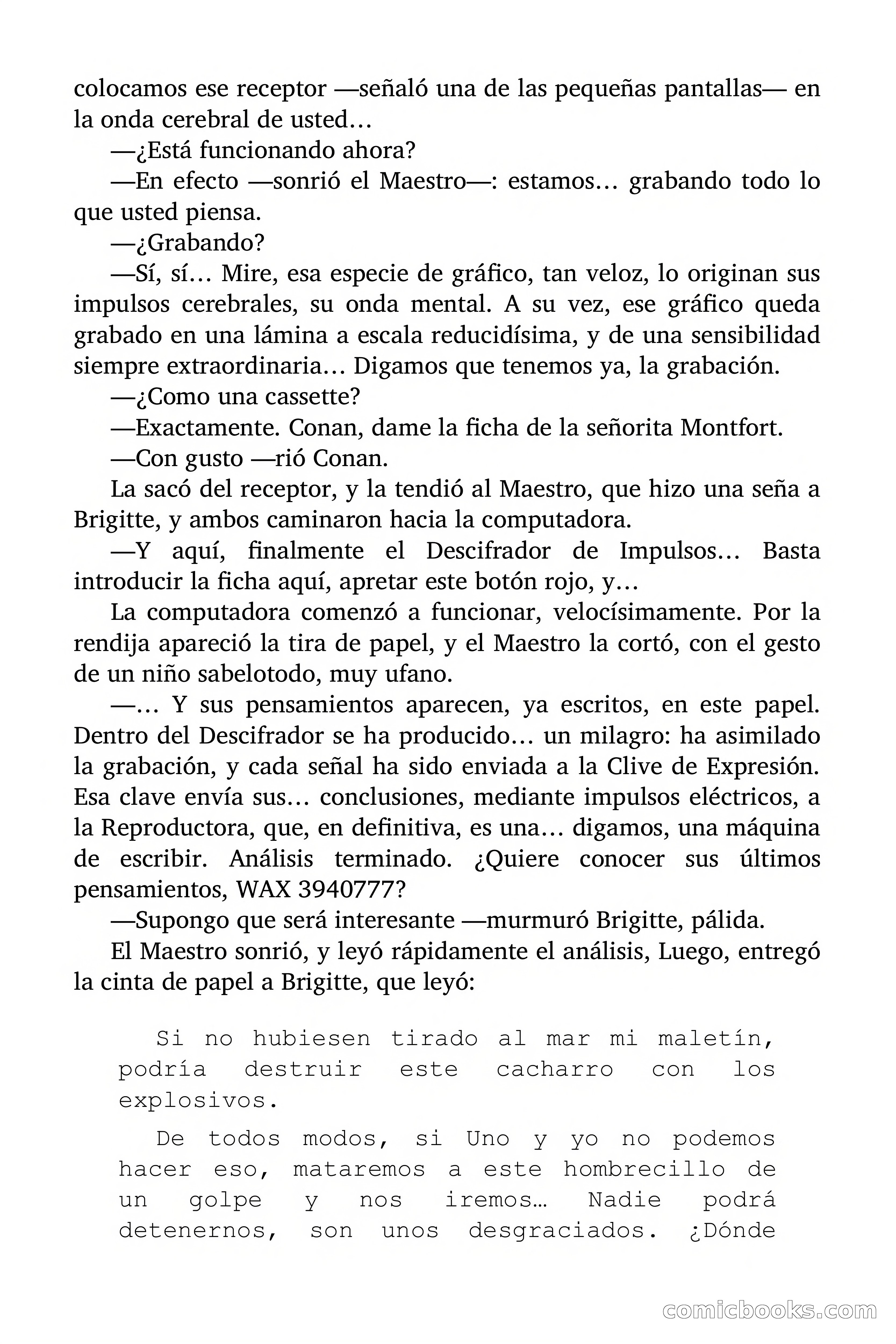 Un espía en el cerebro — page 63 of 94