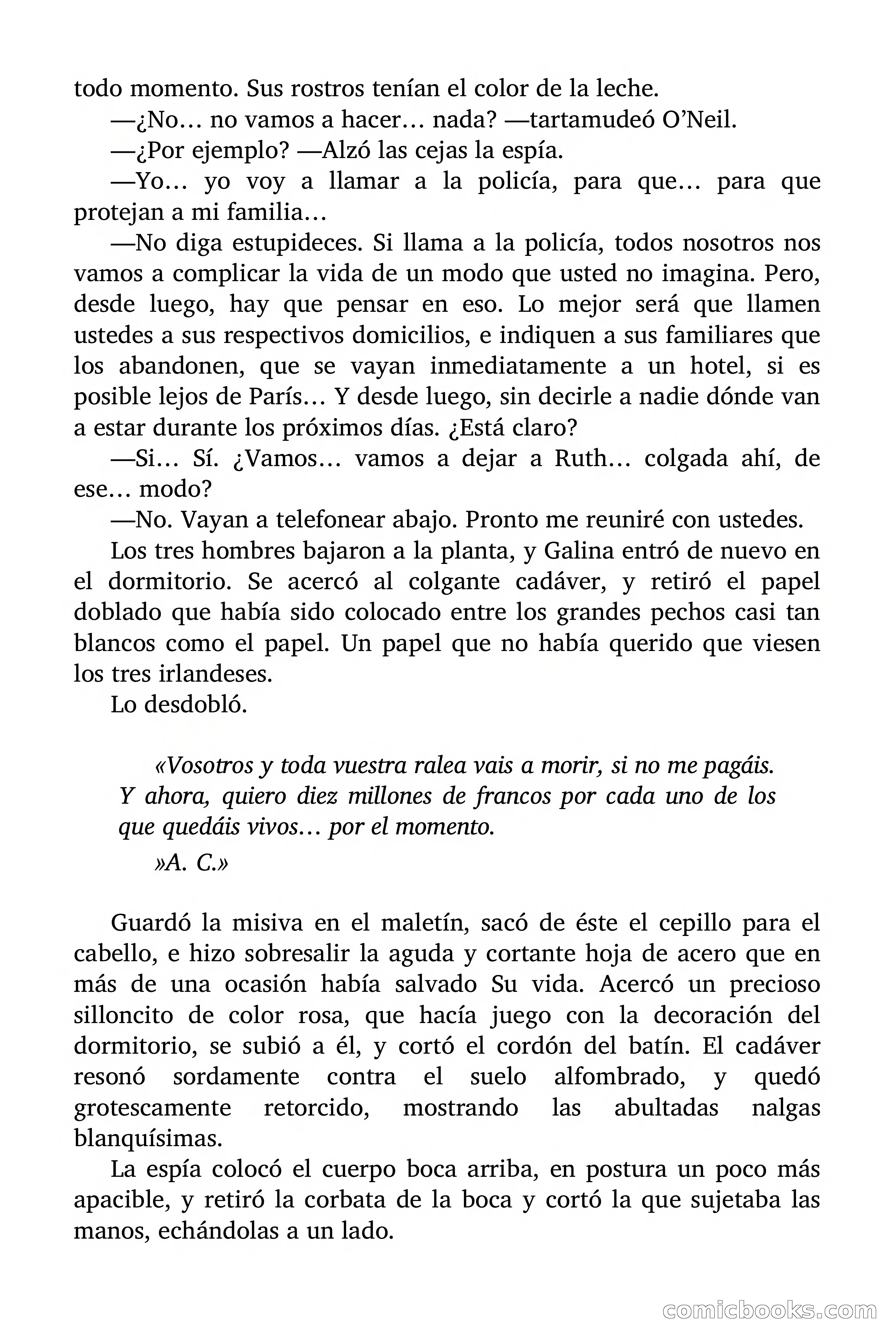 El hombre que ya murió — page 50 of 92