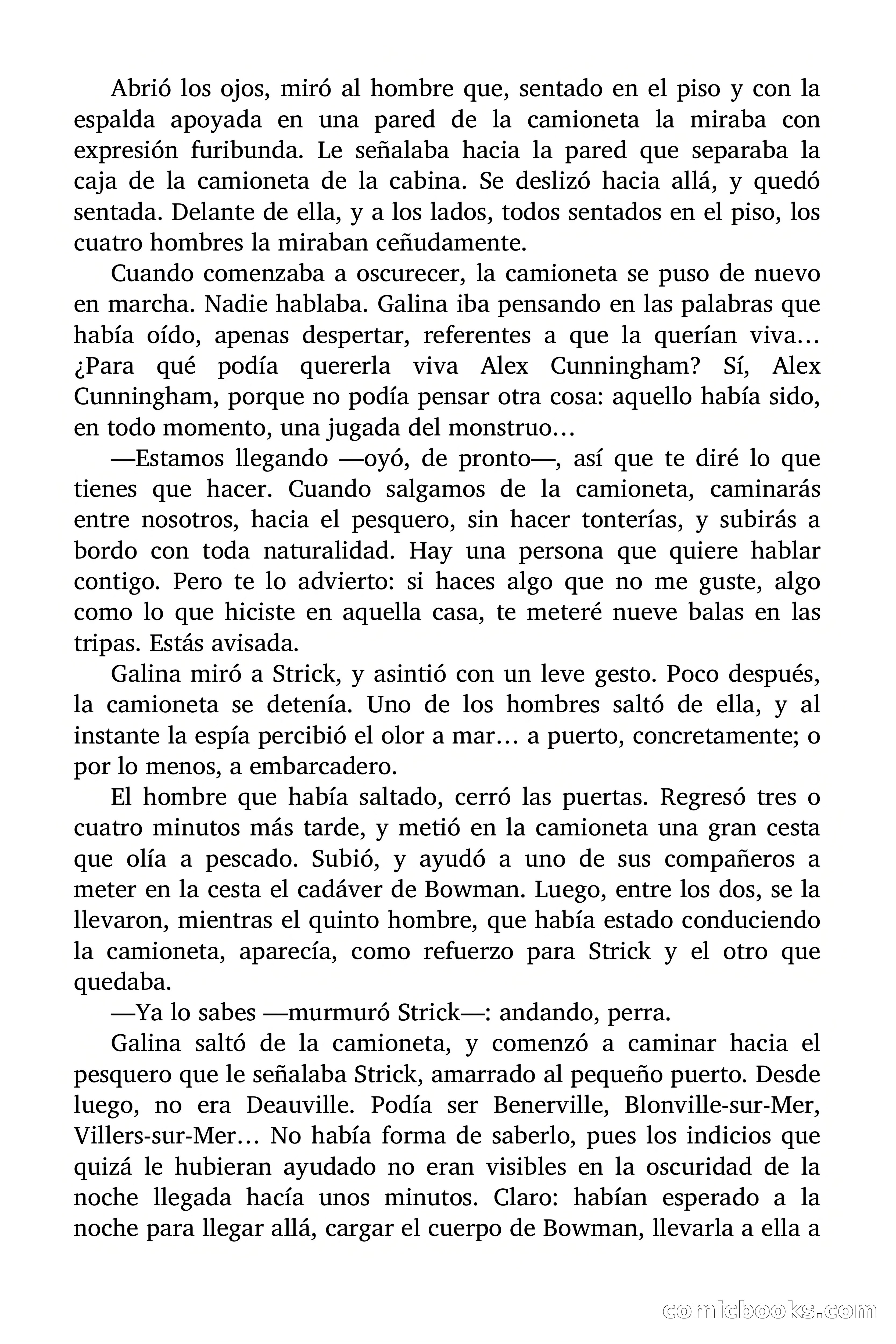 El hombre que ya murió — page 71 of 92