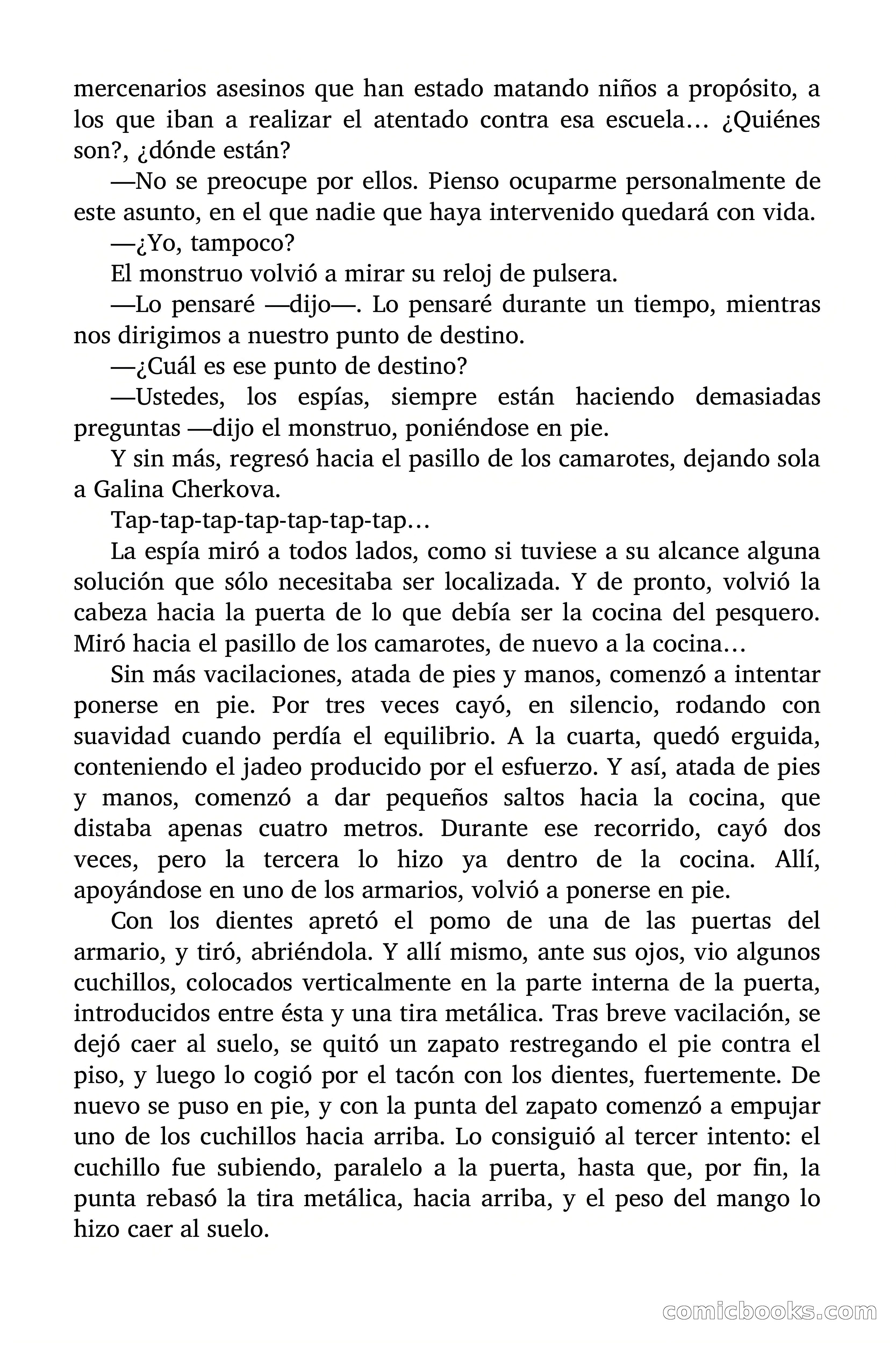 El hombre que ya murió — page 76 of 92