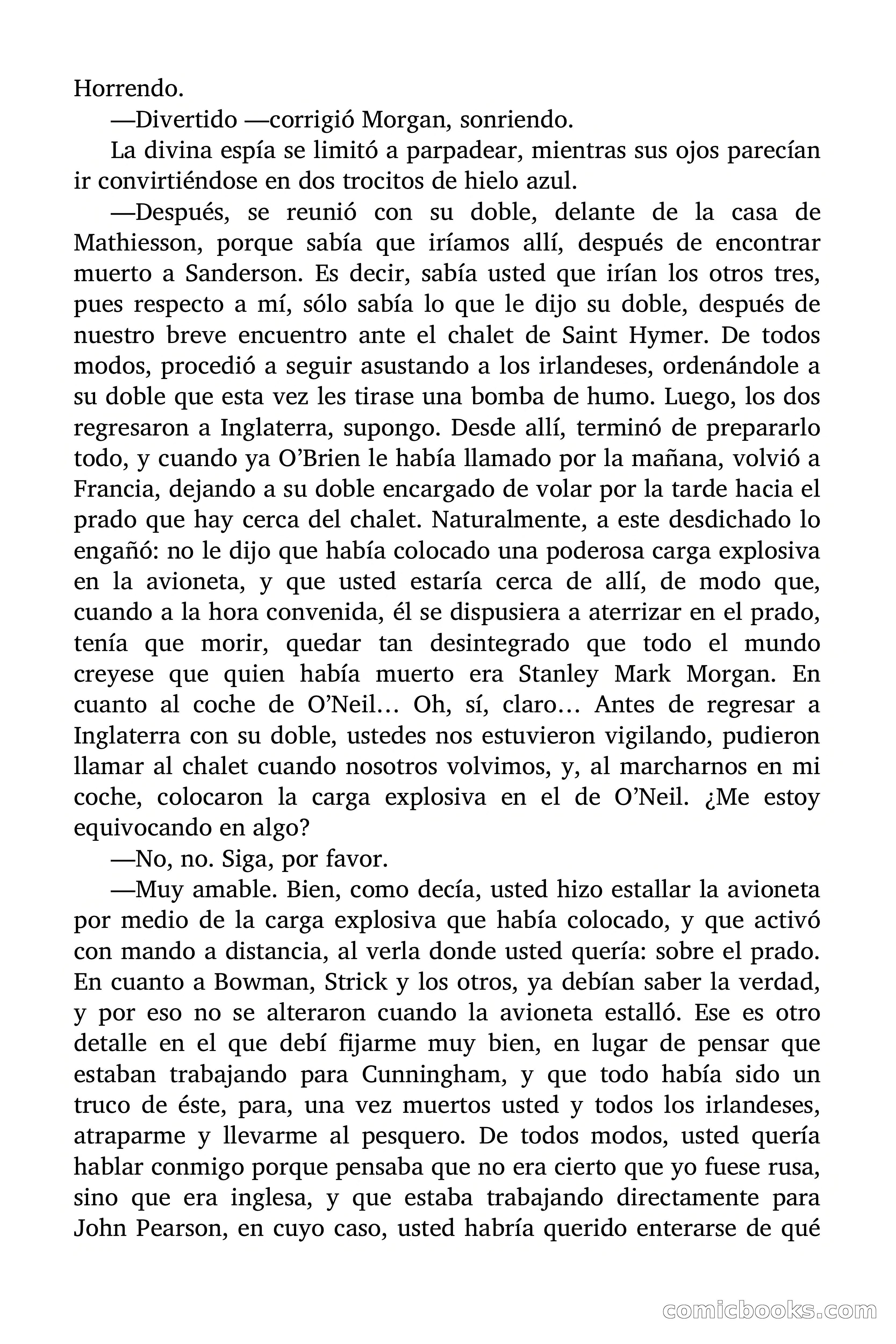 El hombre que ya murió — page 85 of 92