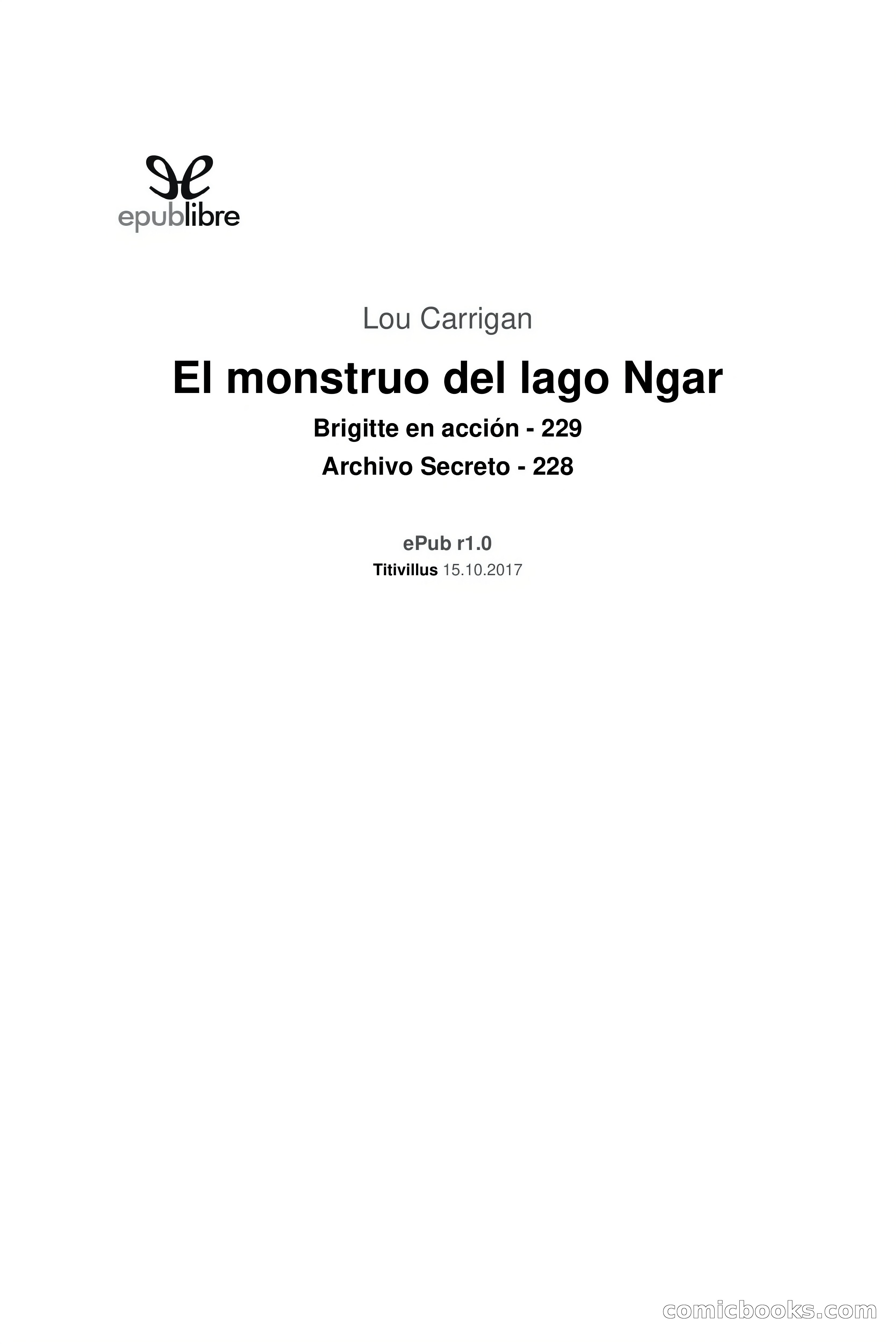 El monstruo del lago Ngar — page 3 of 89