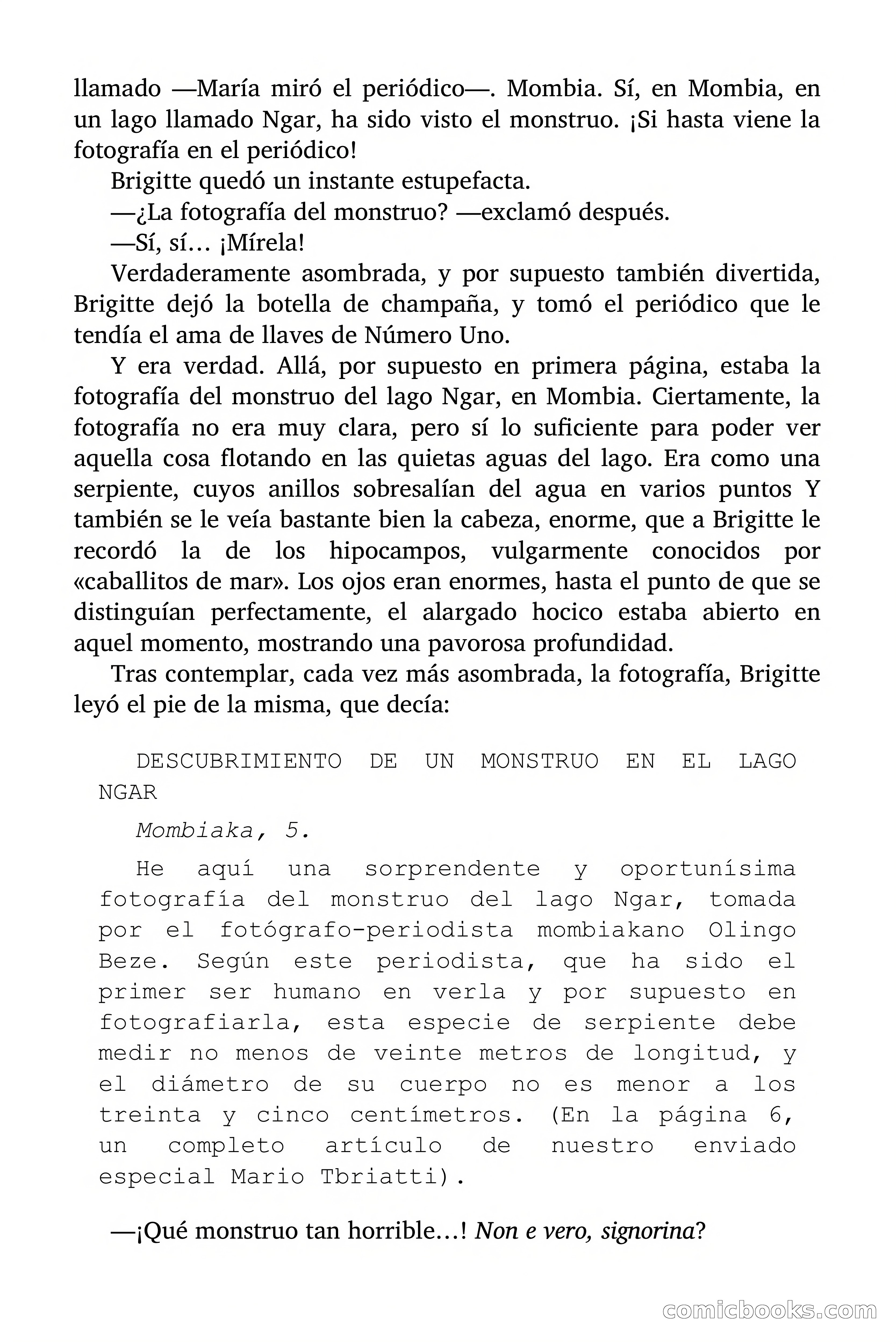 El monstruo del lago Ngar — page 10 of 89