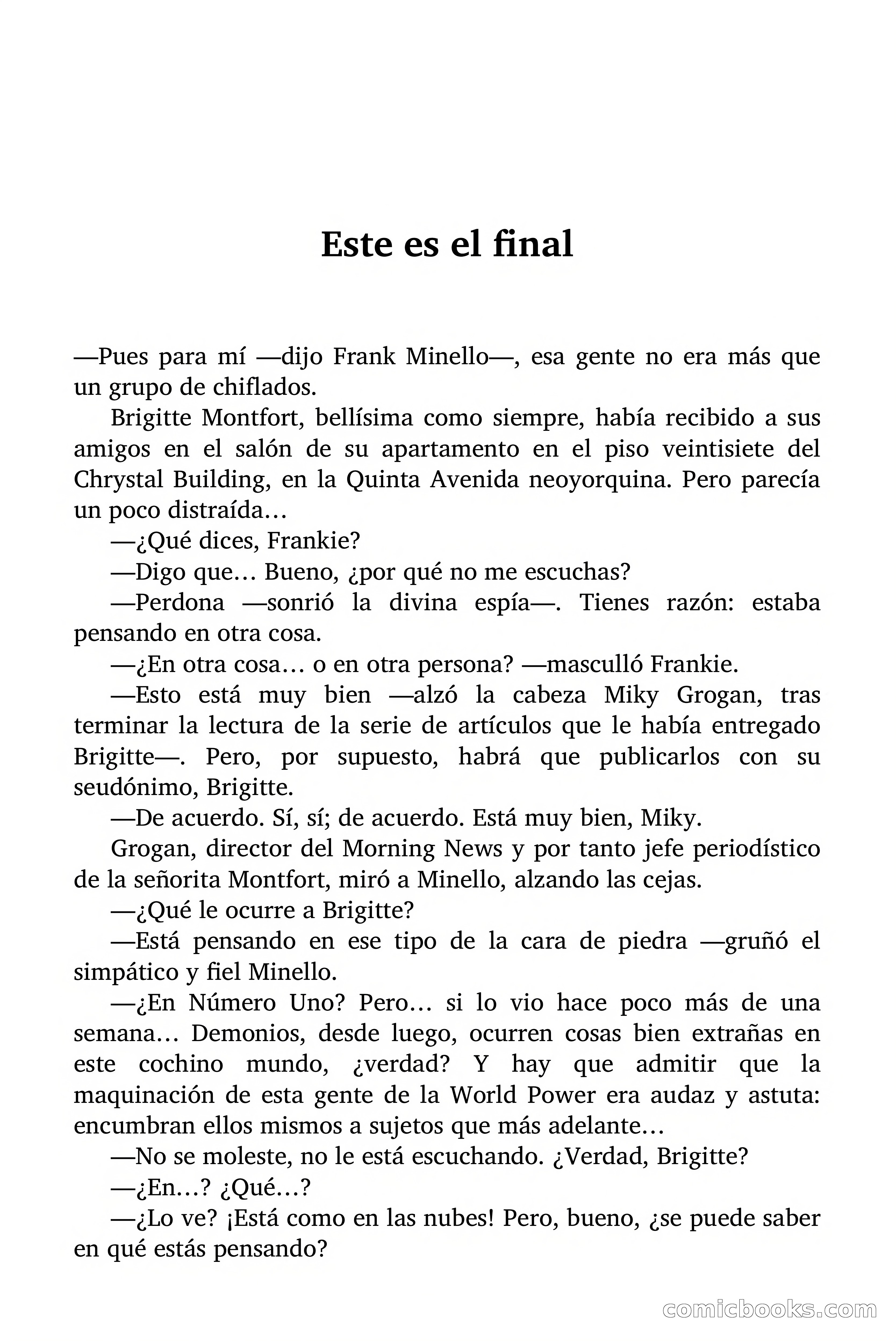 Nuestro hombre de mañana — page 87 of 88