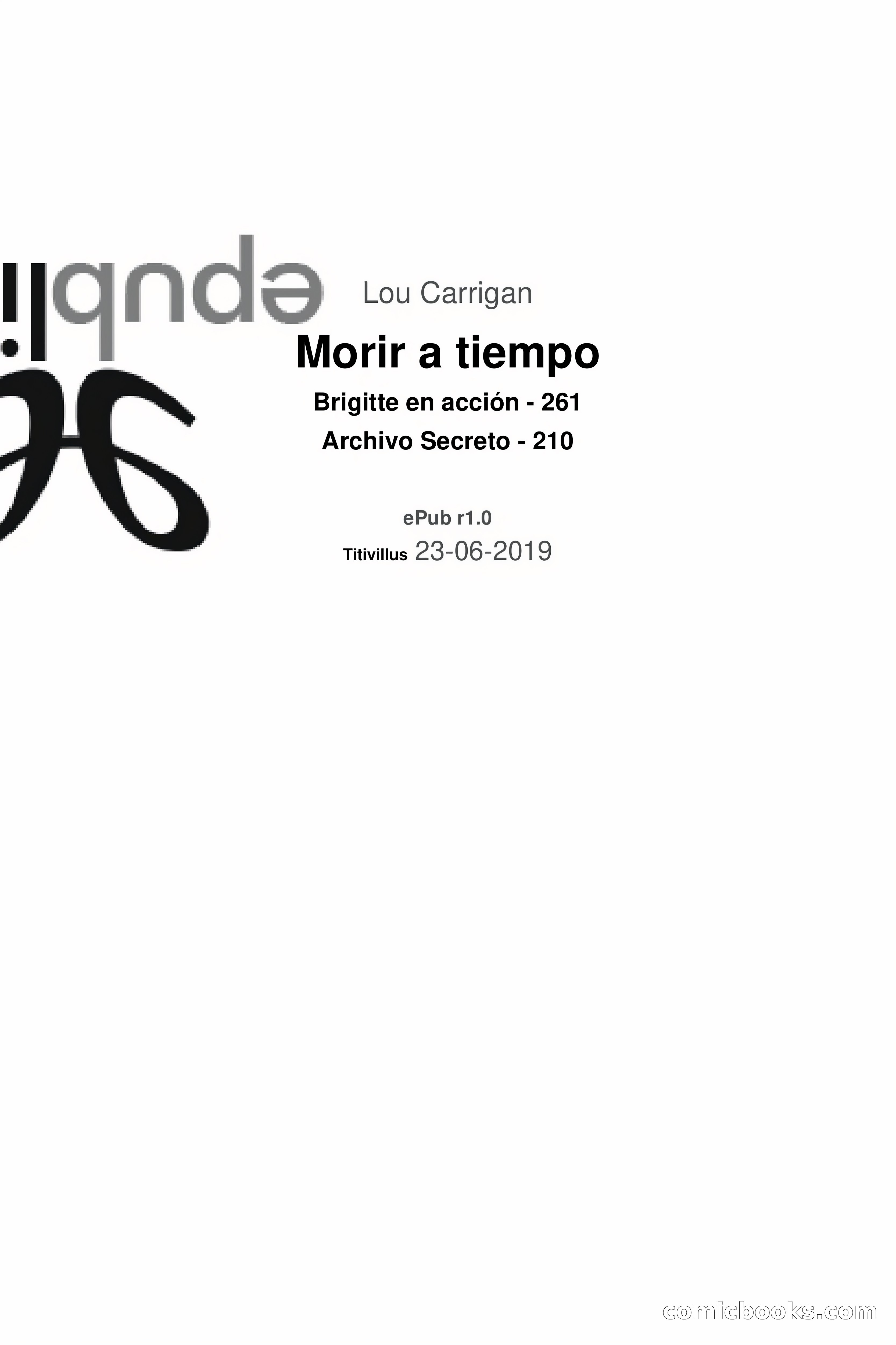 Morir a tiempo — page 3 of 91