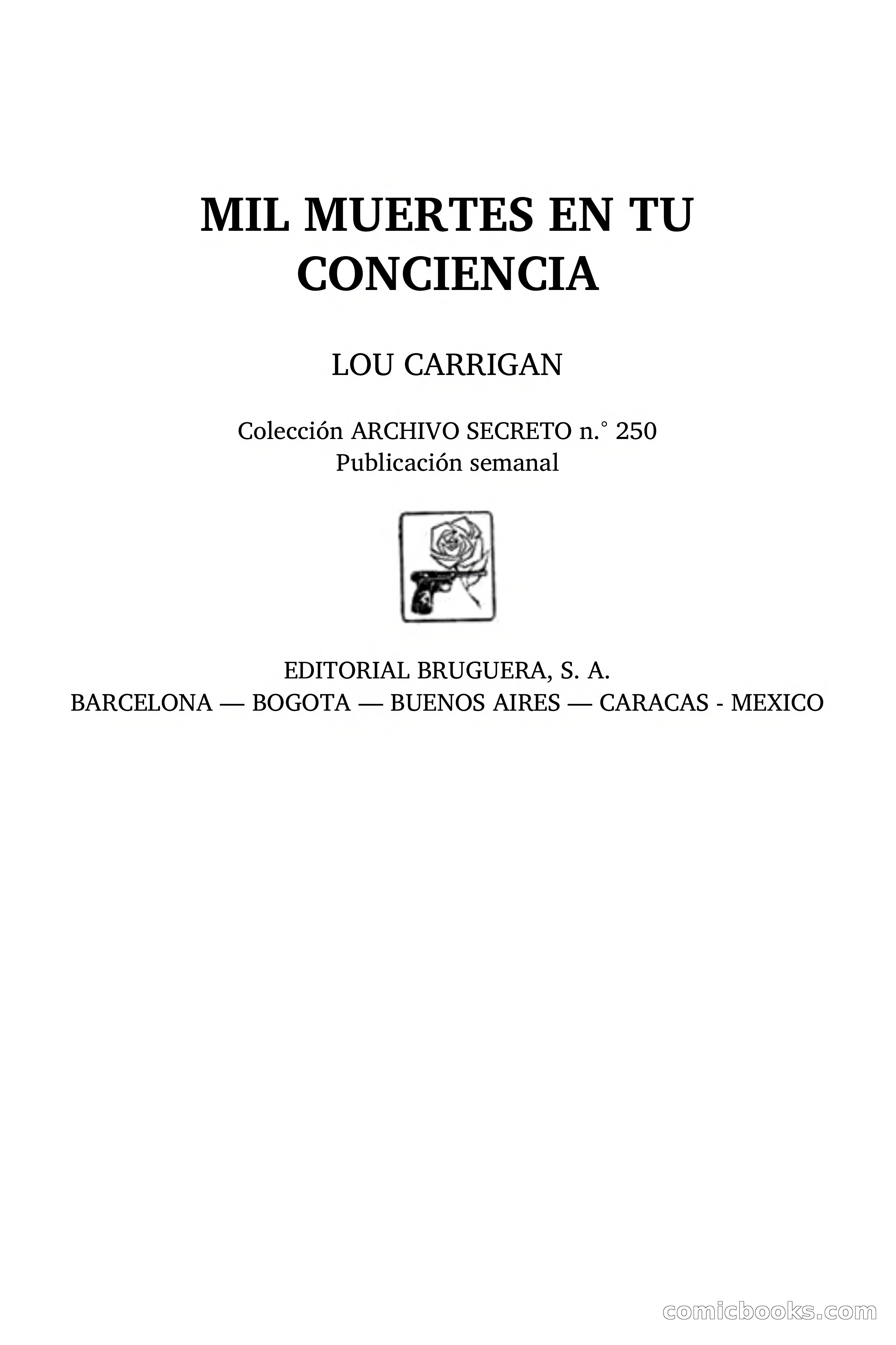 Mil muertes en tu conciencia — page 2 of 83
