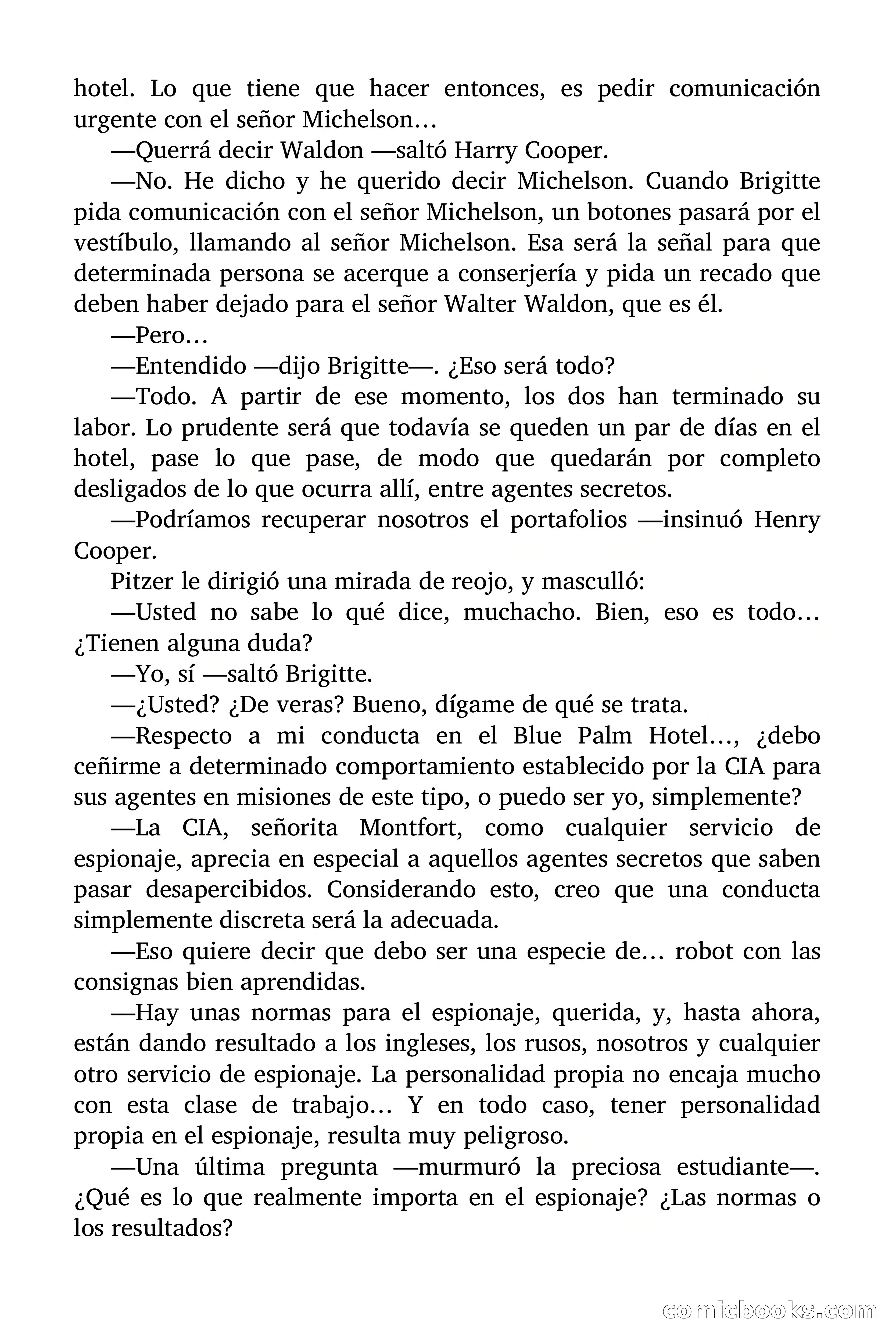 ¿Quiere usted ser espía? (Would You Like to Be a Spy?) — page 44 of 90