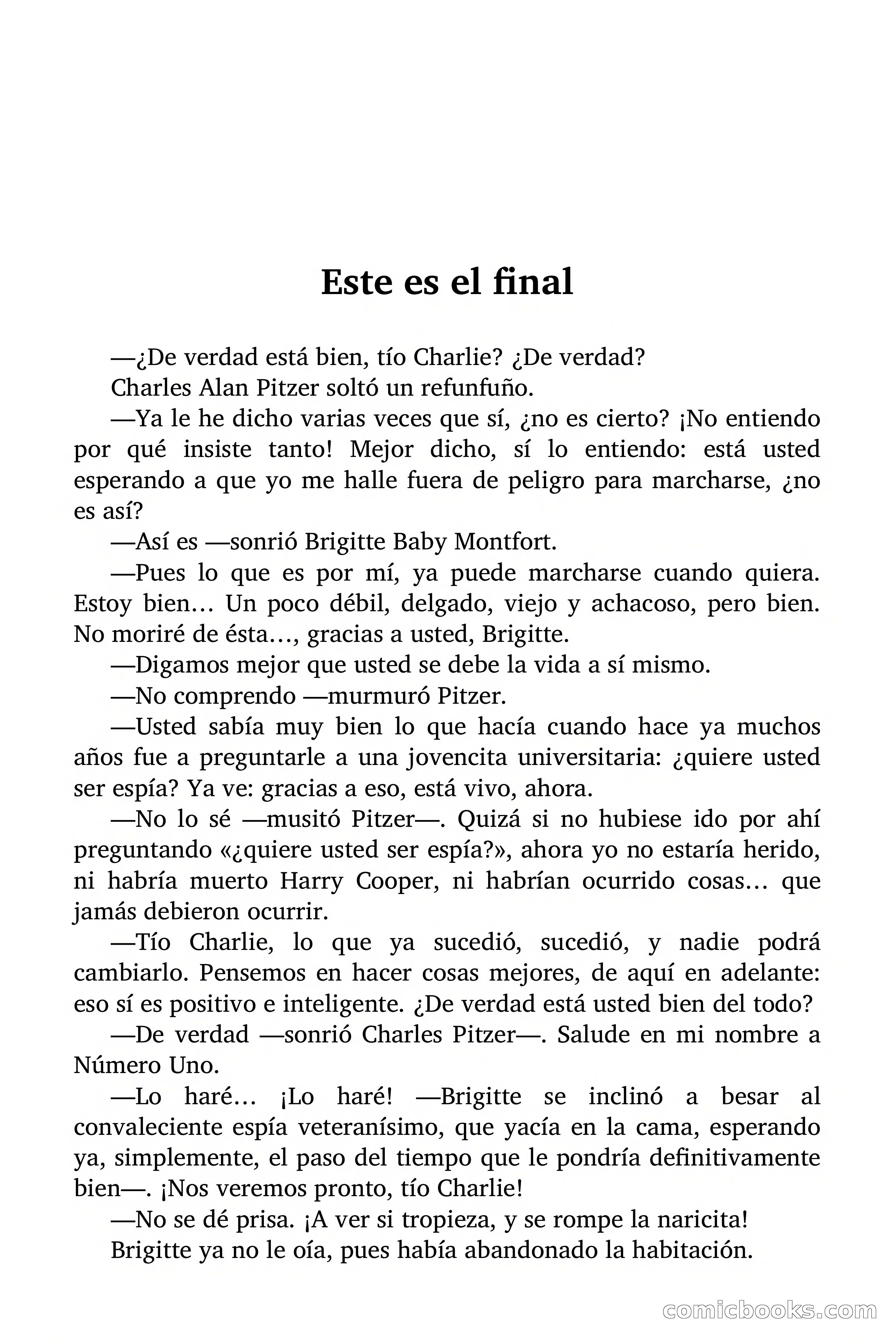 ¿Quiere usted ser espía? (Would You Like to Be a Spy?) — page 89 of 90