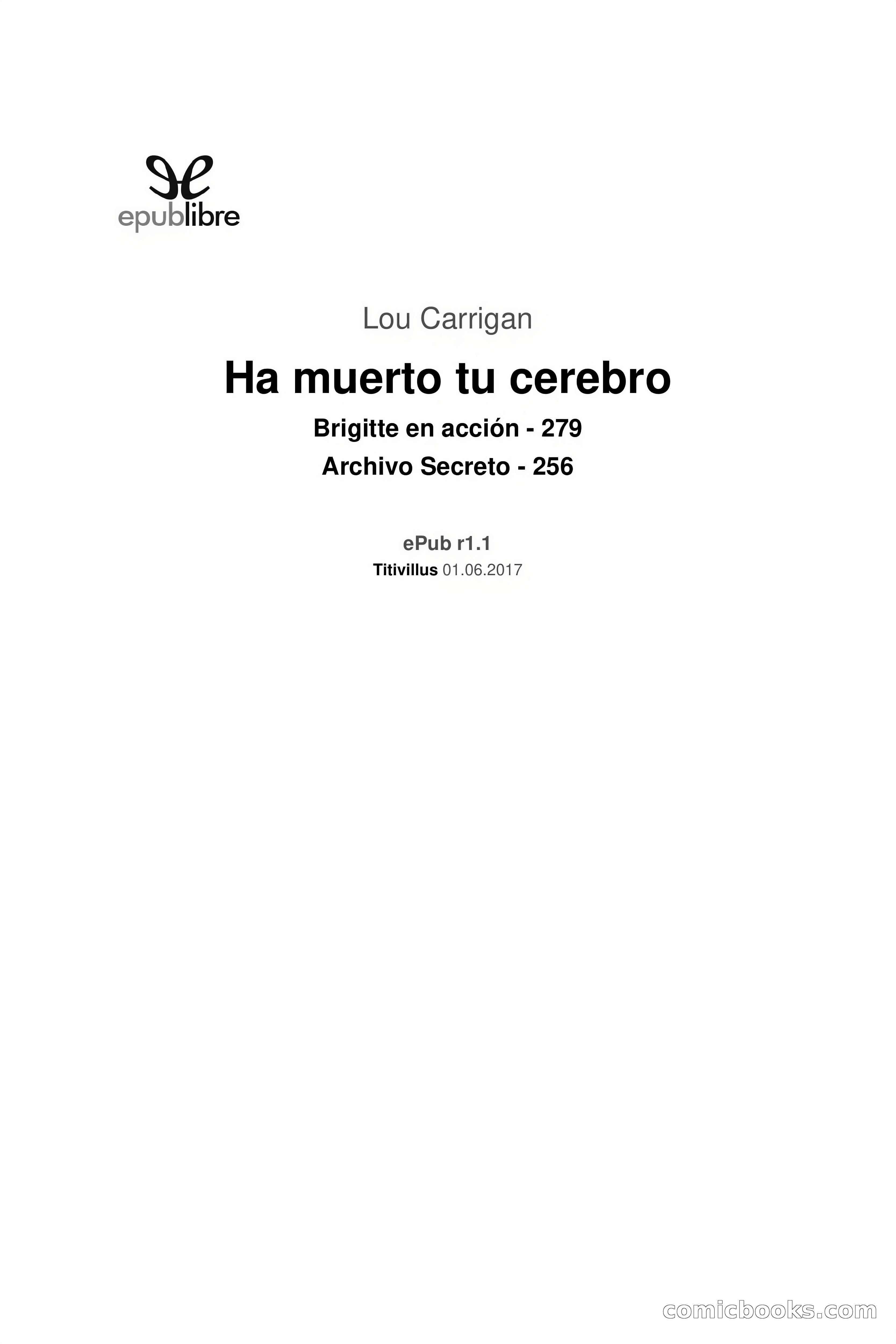 Ha muerto tu cerebro — page 3 of 93