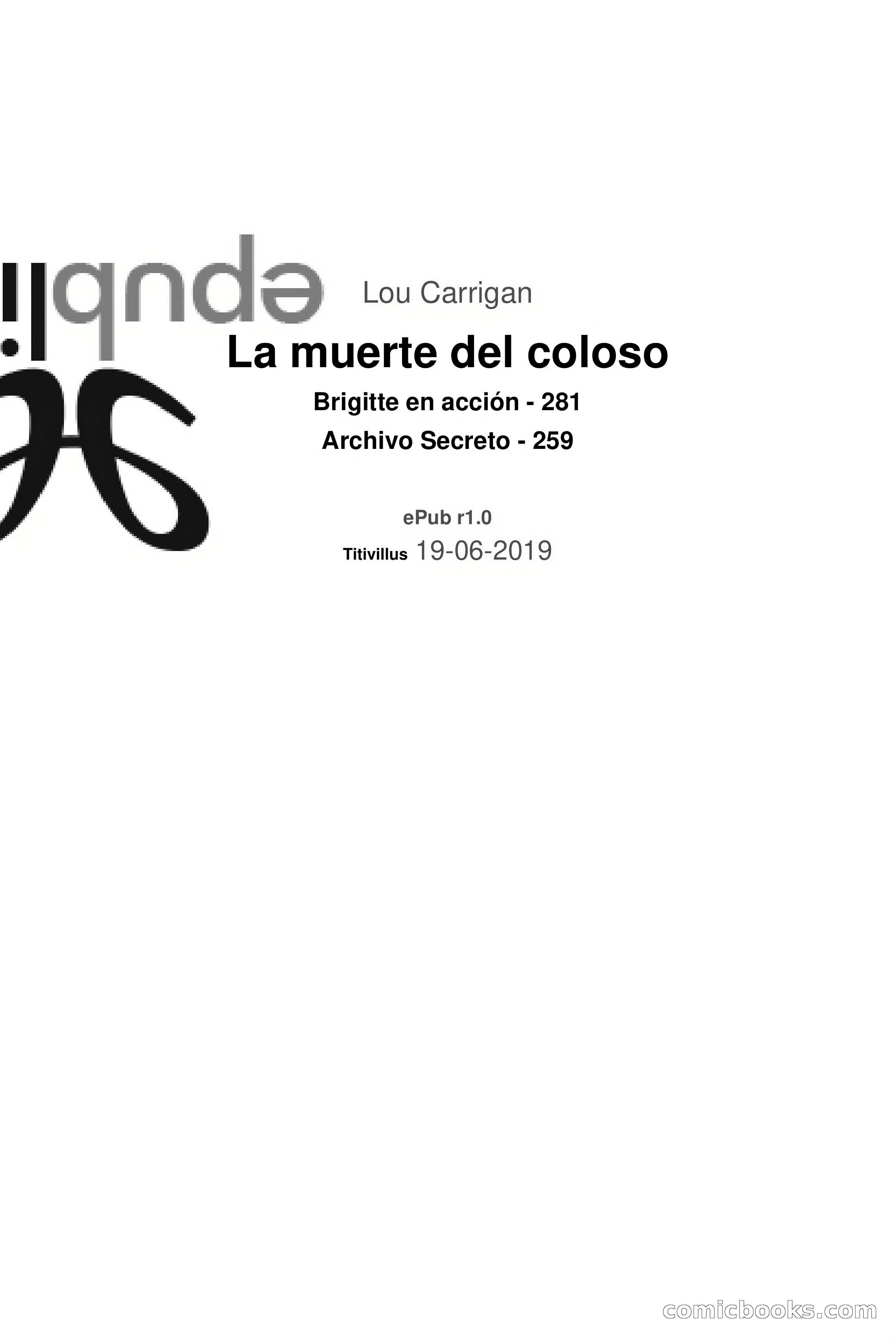 La muerte del coloso — page 3 of 96