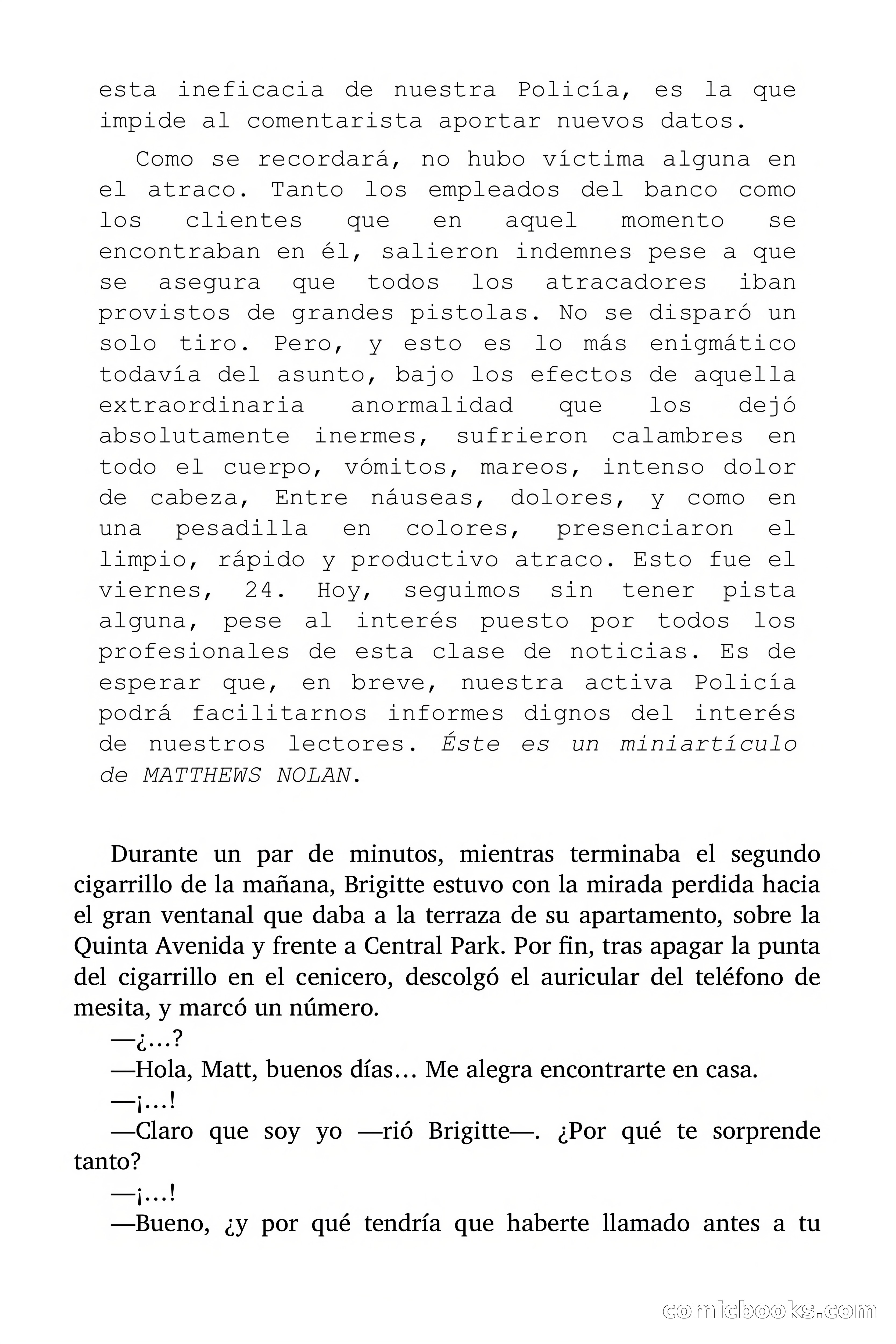 Brigitte en Acción: Trompetas de muerte — page 8 of 96
