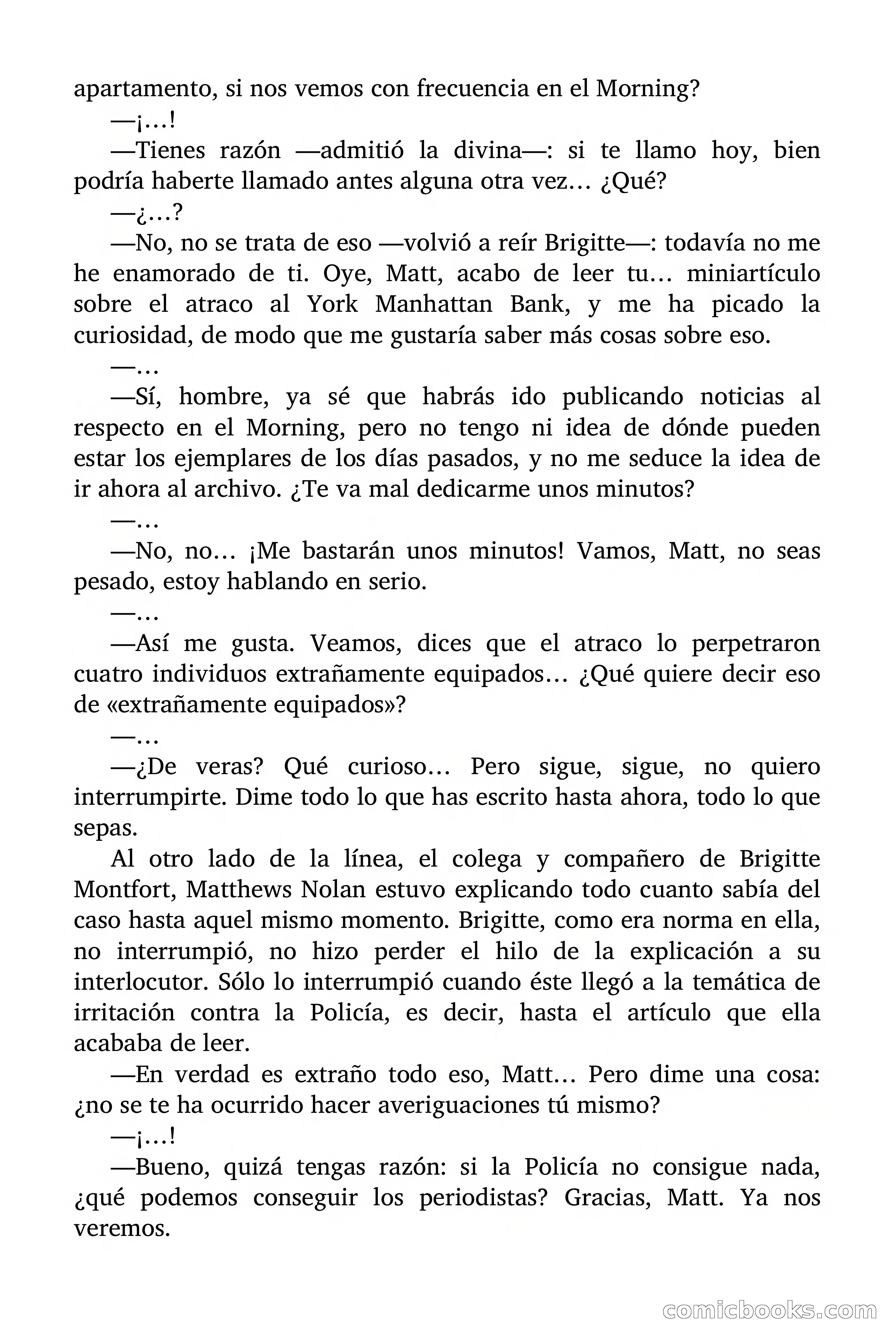 Brigitte en Acción: Trompetas de muerte — page 9 of 96
