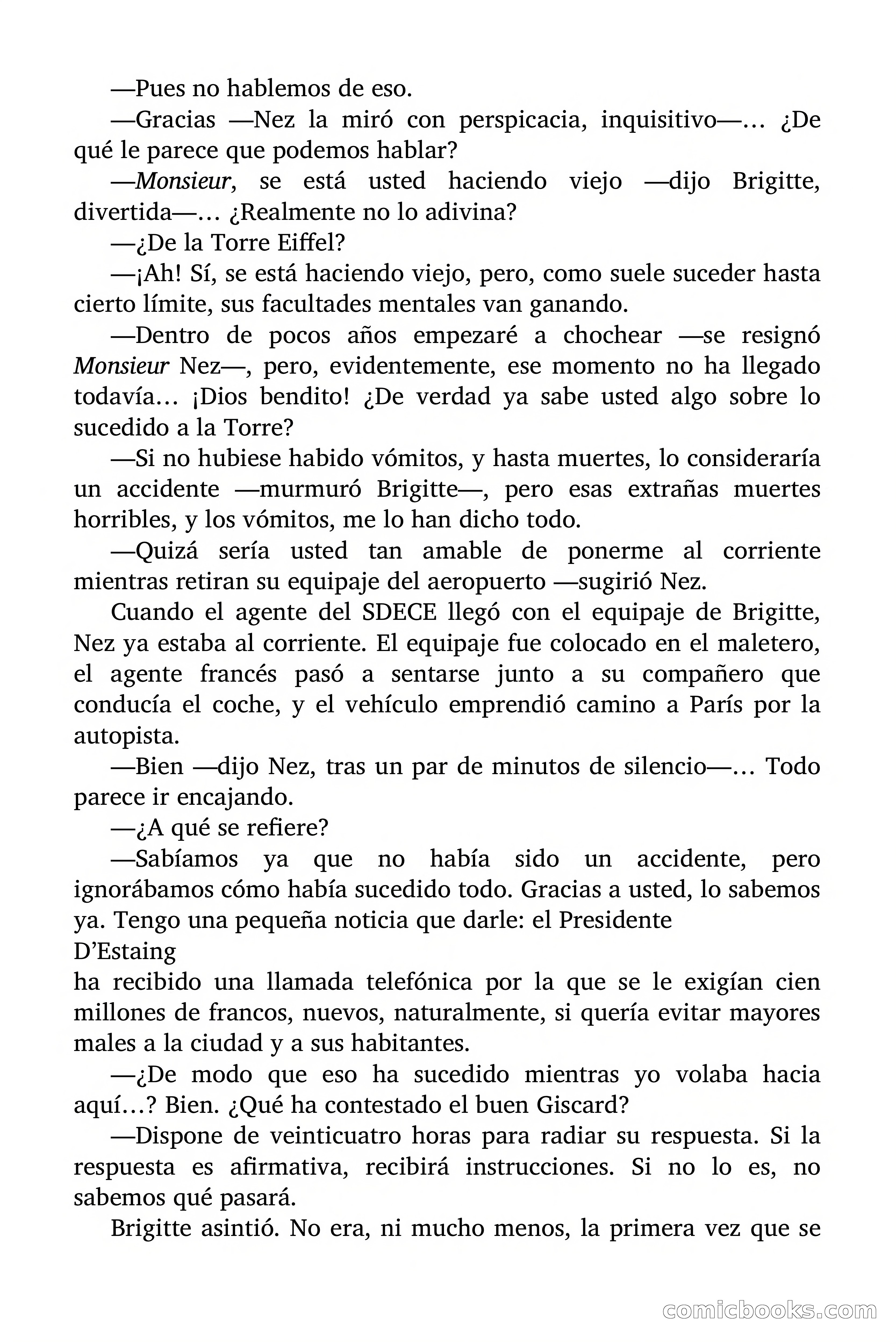 Brigitte en Acción: Trompetas de muerte — page 32 of 96
