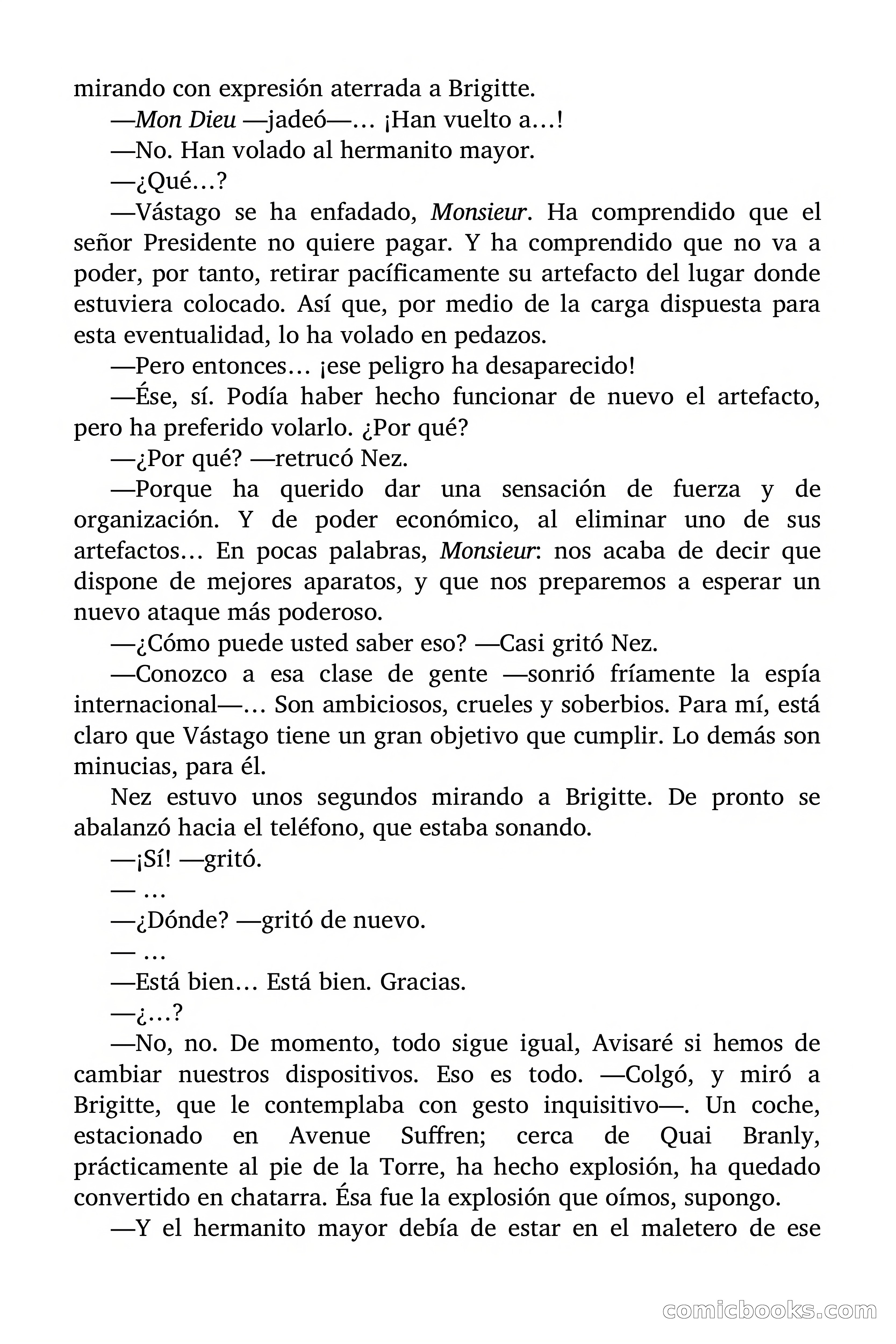 Brigitte en Acción: Trompetas de muerte — page 36 of 96