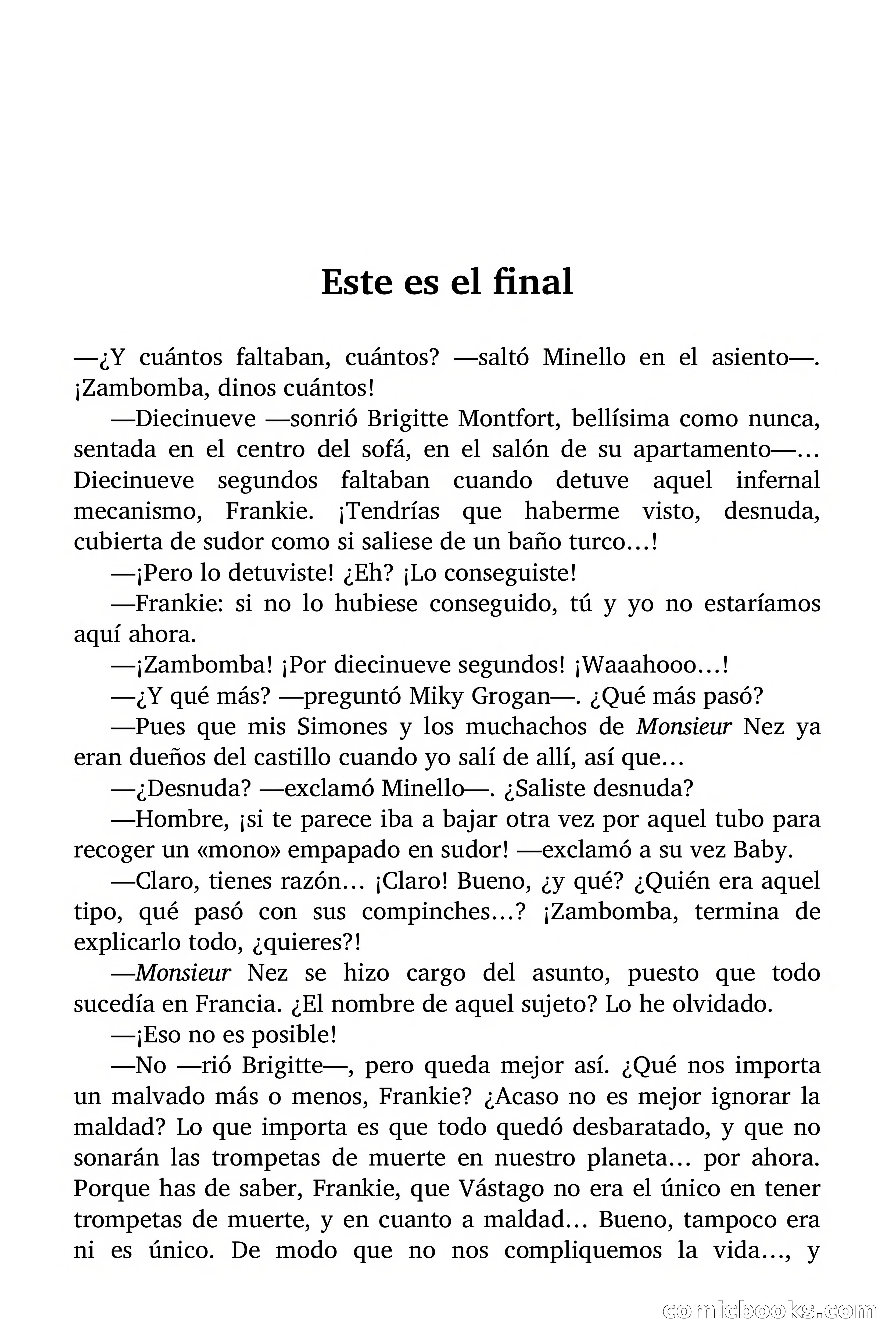 Brigitte en Acción: Trompetas de muerte — page 91 of 96