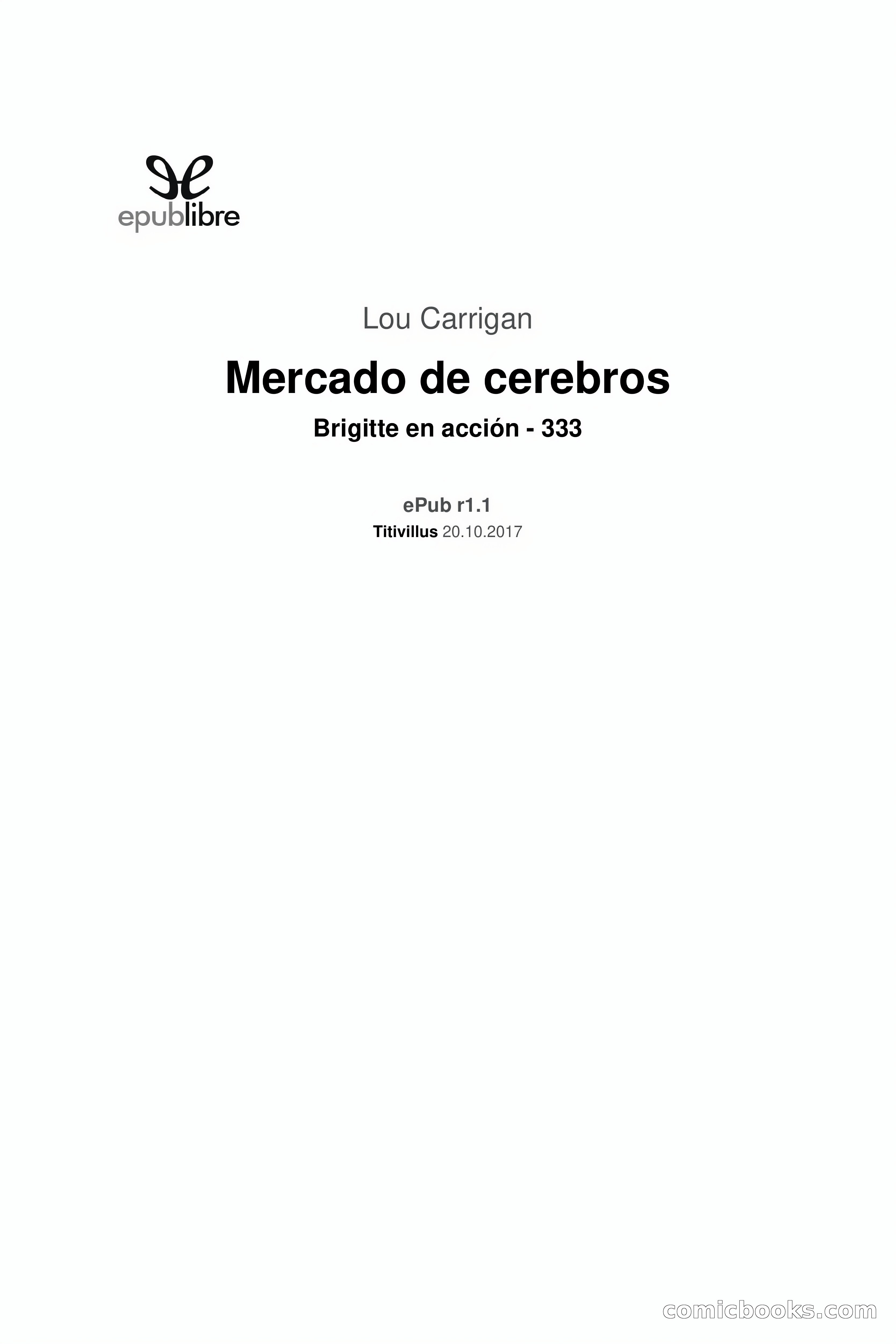 Brigitte en Acción: Mercado de cerebros — page 3 of 90
