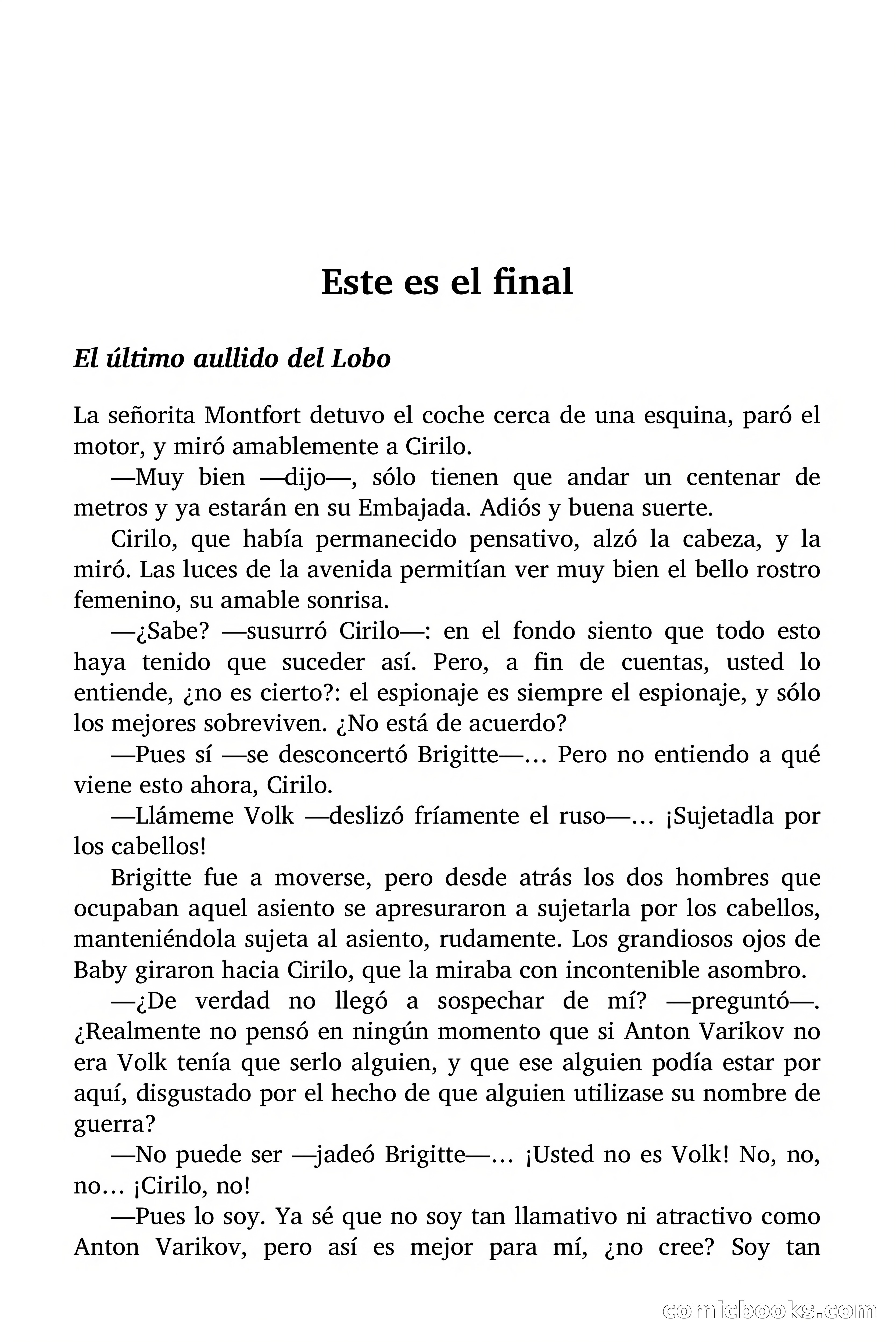 Brigitte en Acción: El Lobo Anda Suelto — page 84 of 90