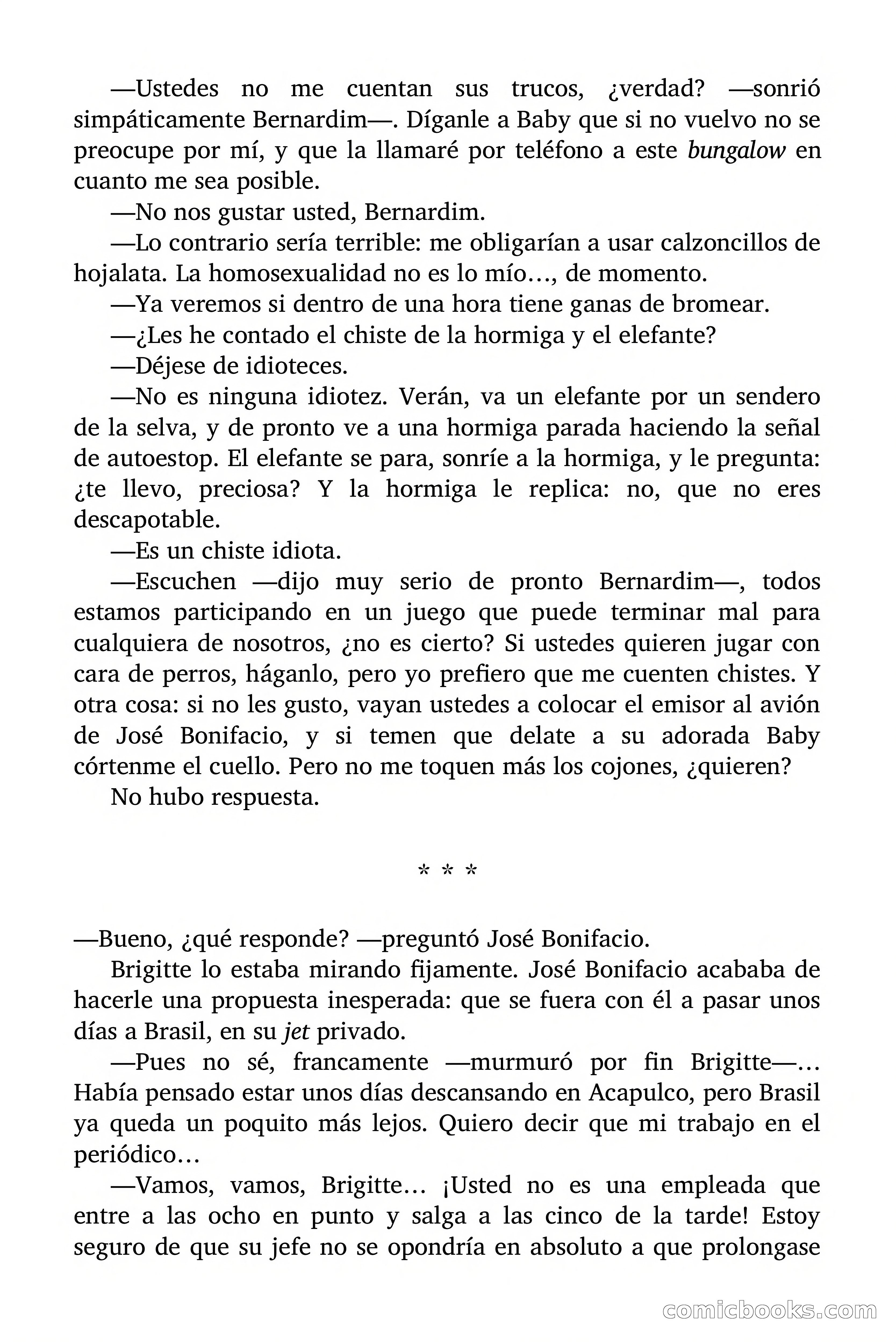 Brigitte en Acción: Adeus Brasil!, vol. 1 y 2 — page 100 of 169