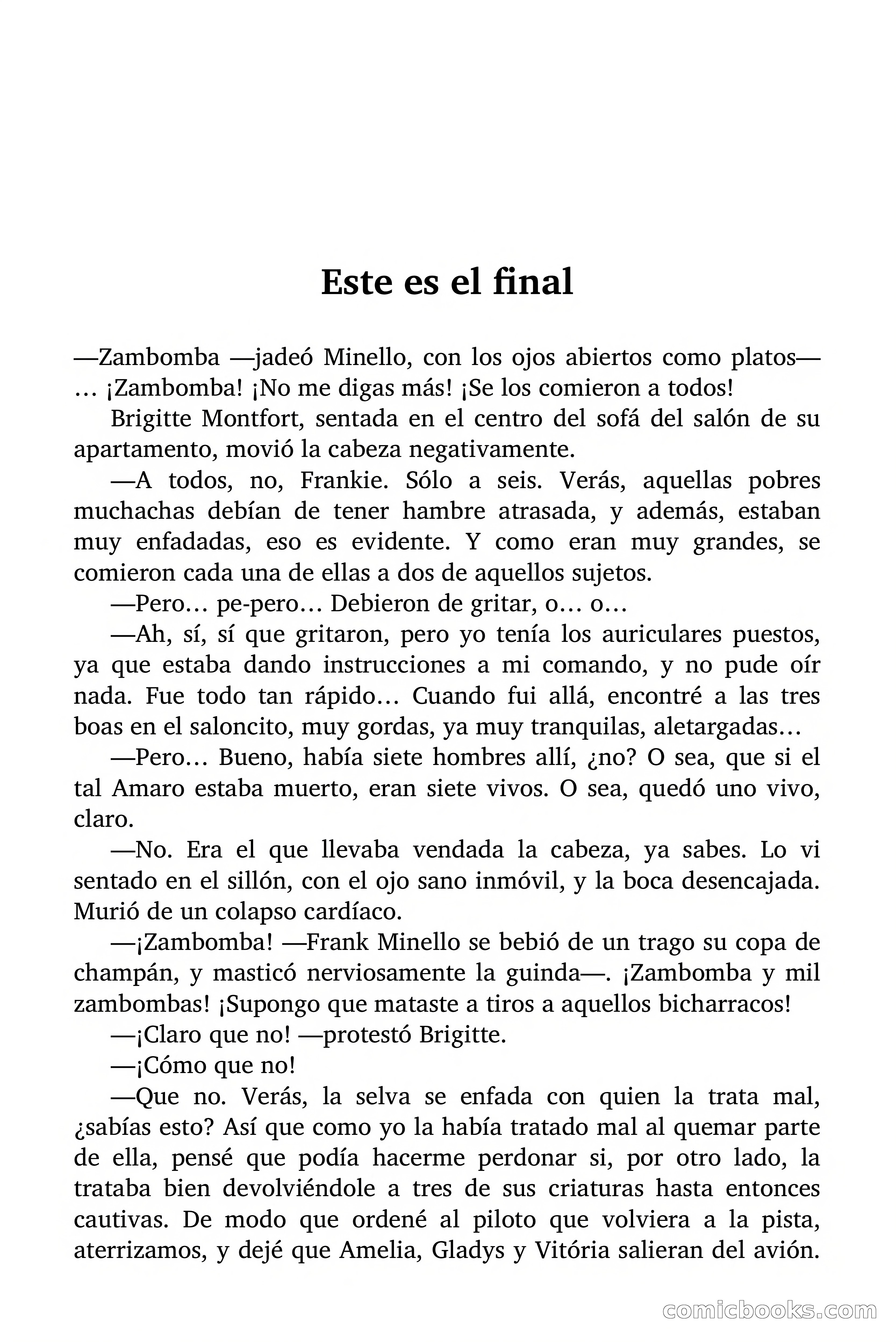 Brigitte en Acción: Adeus Brasil!, vol. 1 y 2 — page 160 of 169