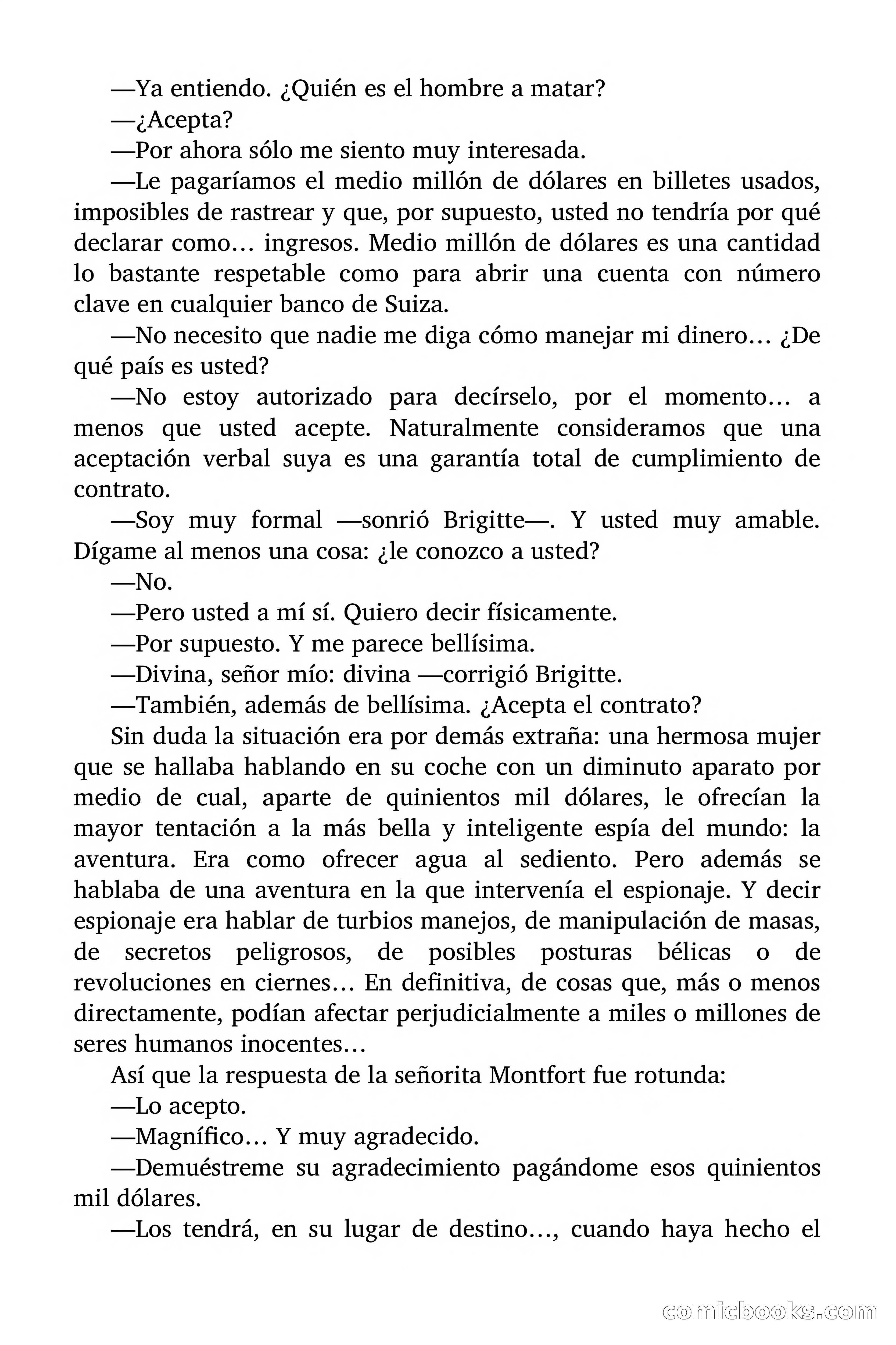 Brigitte en Acción: Contrato para una espía — page 9 of 96