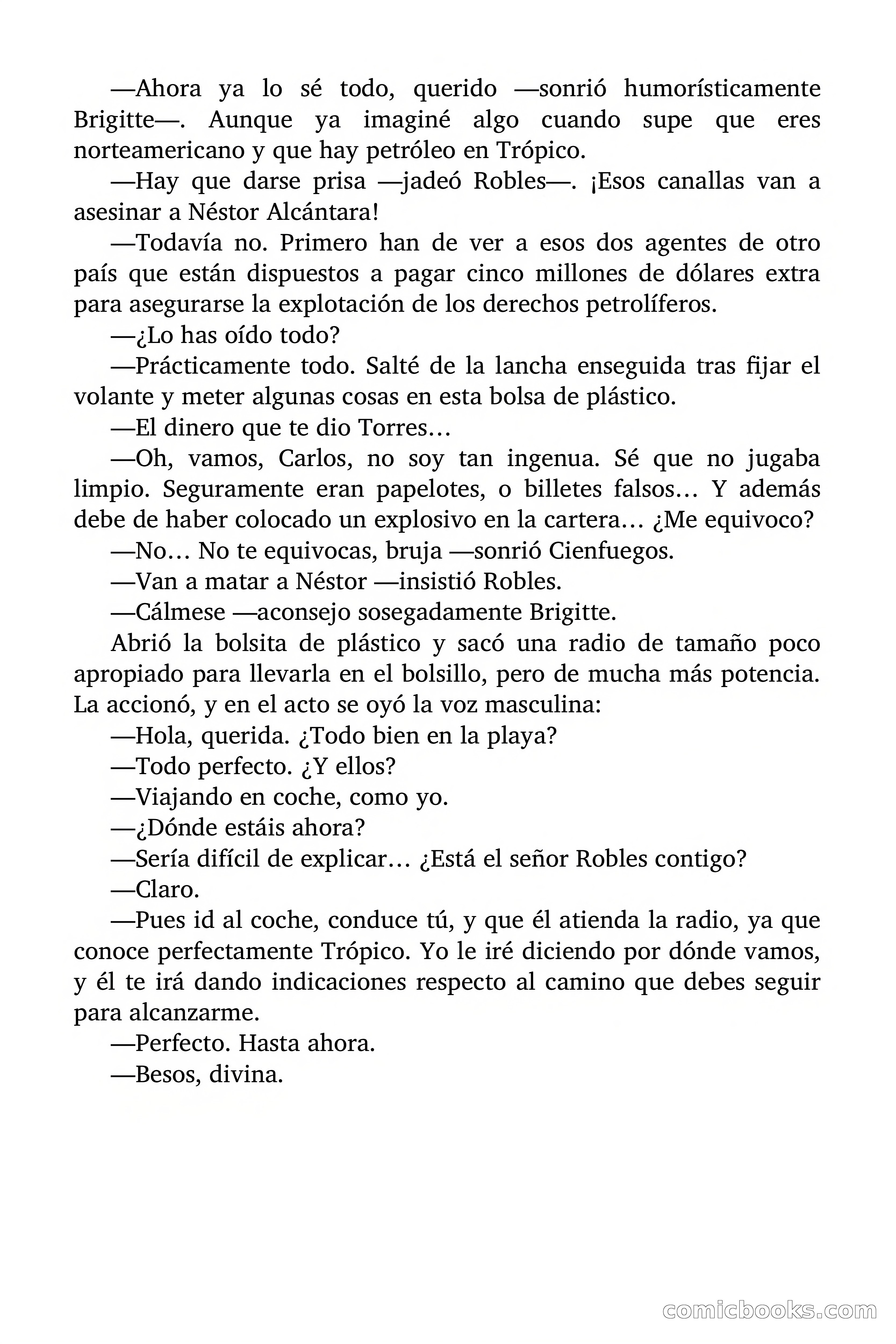 Brigitte en Acción: Contrato para una espía — page 85 of 96