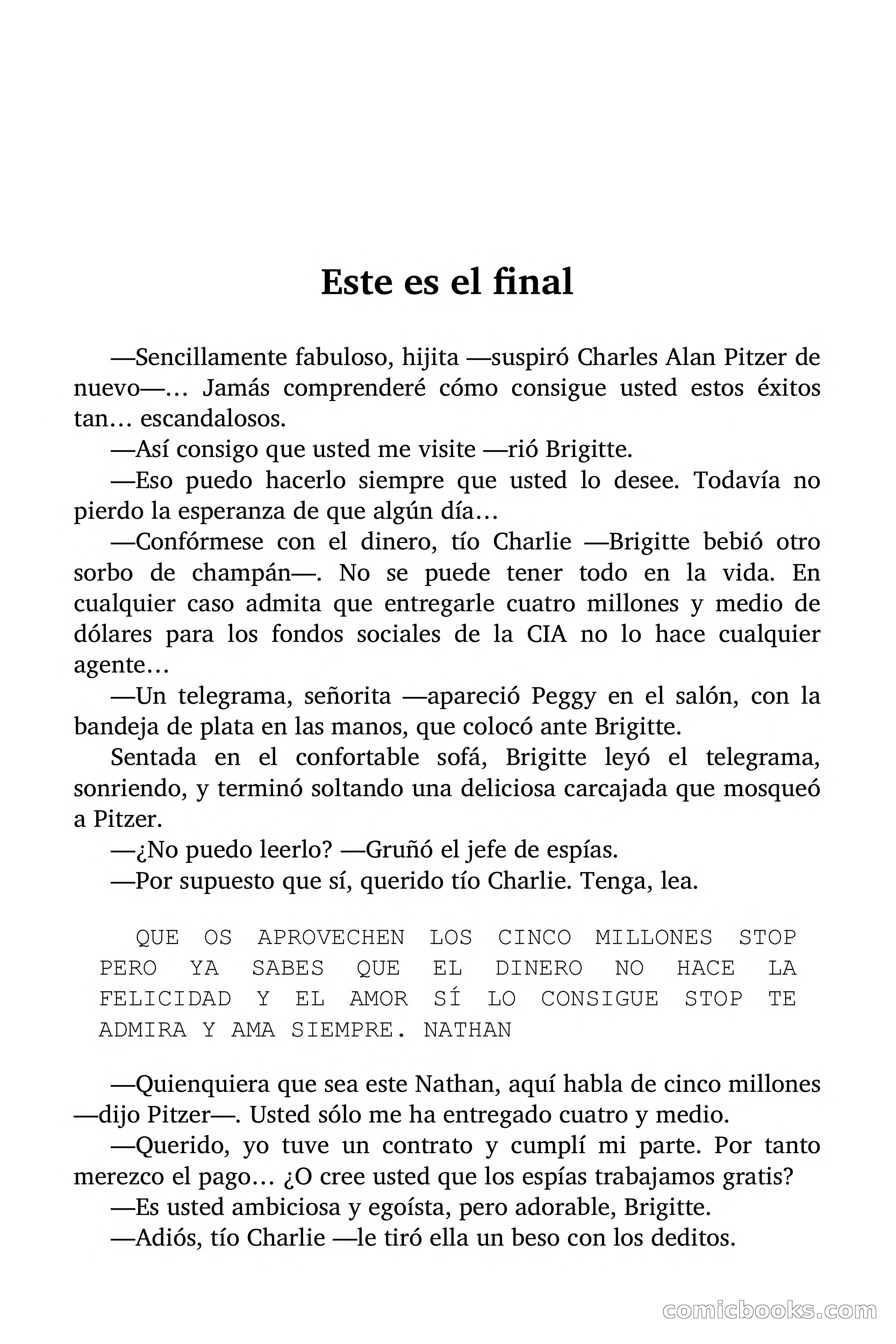 Brigitte en Acción: Contrato para una espía — page 91 of 96