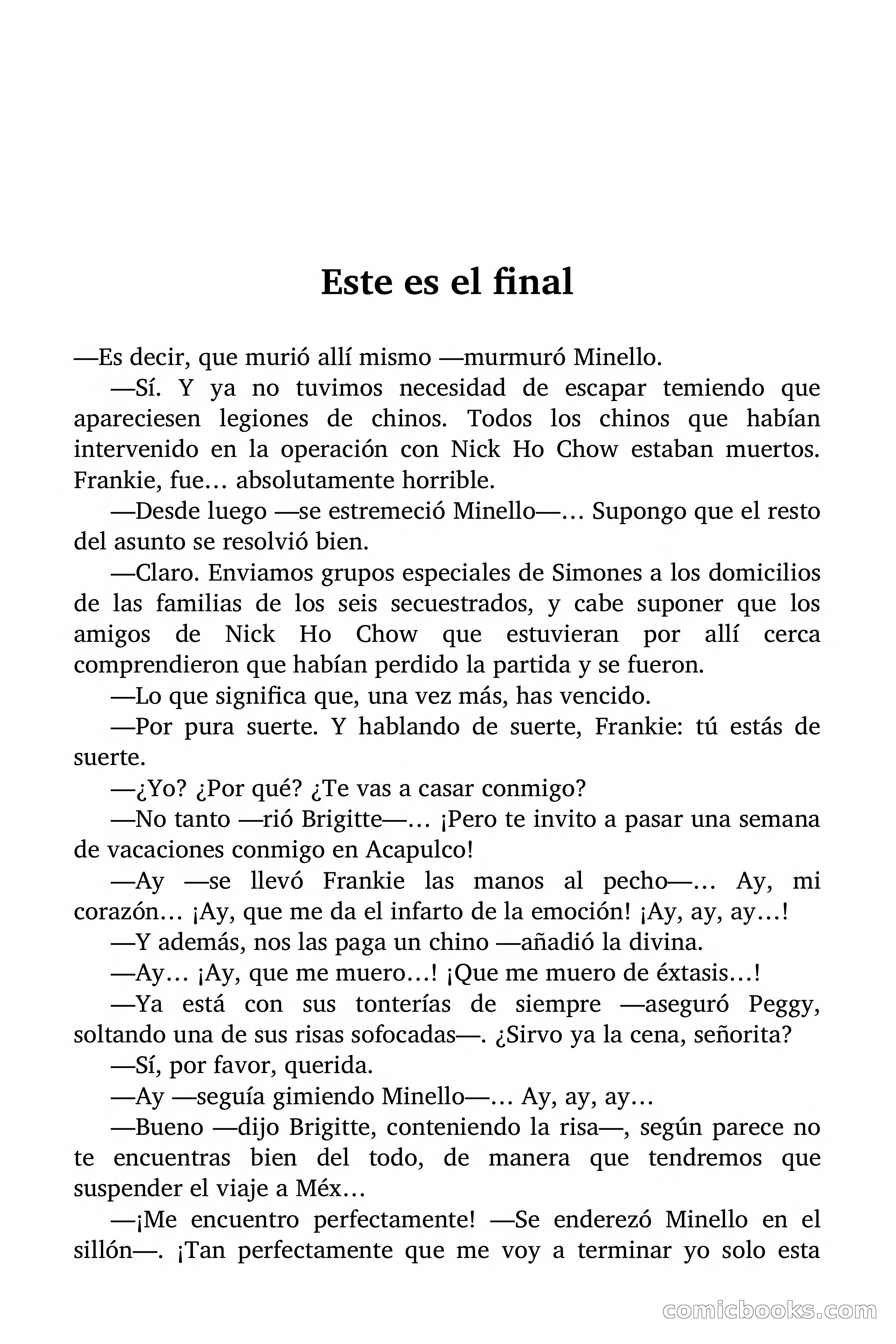 El acoso de los asesinos — page 86 of 89