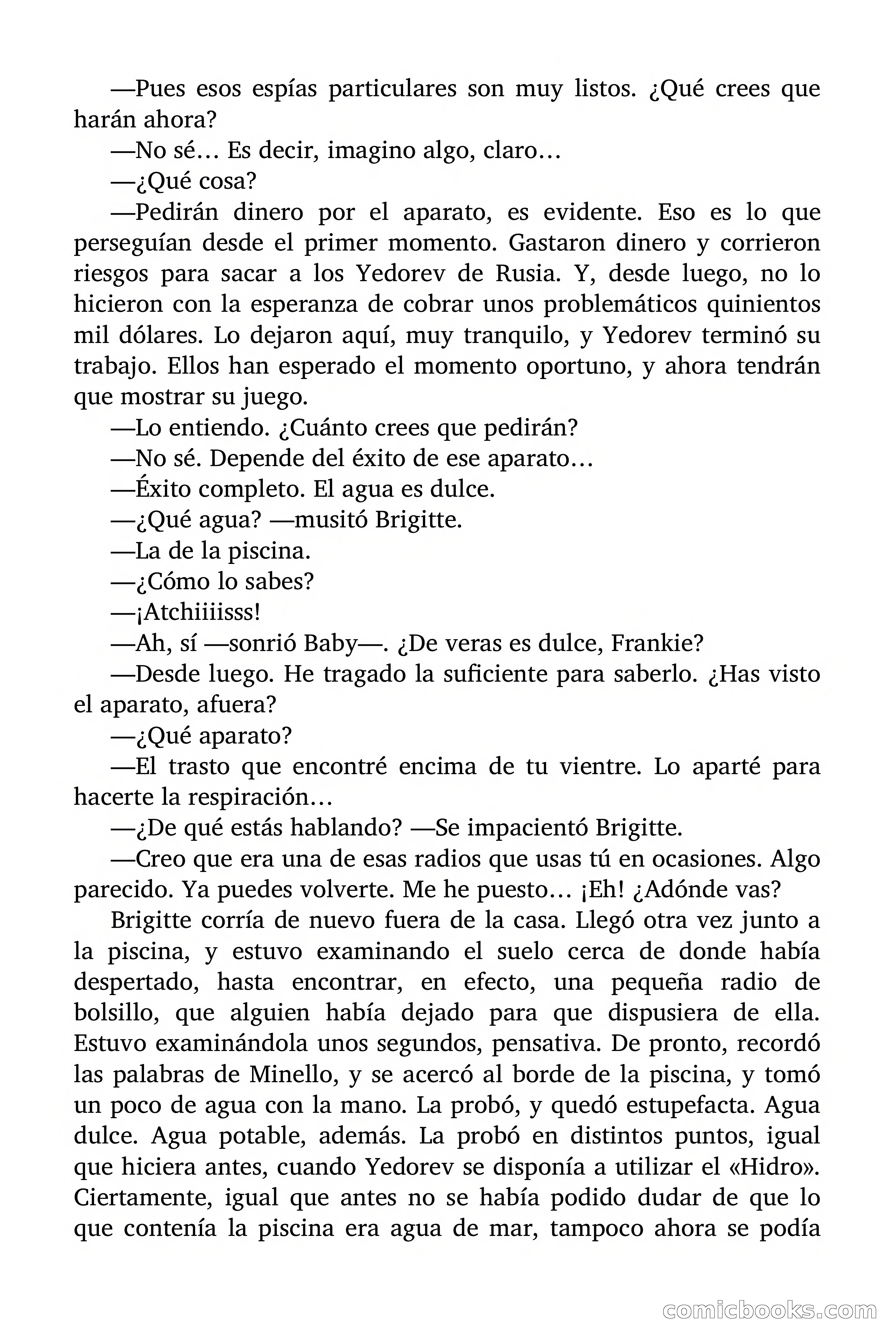 Brigitte en Acción: El rayo «Hidro» — page 33 of 90