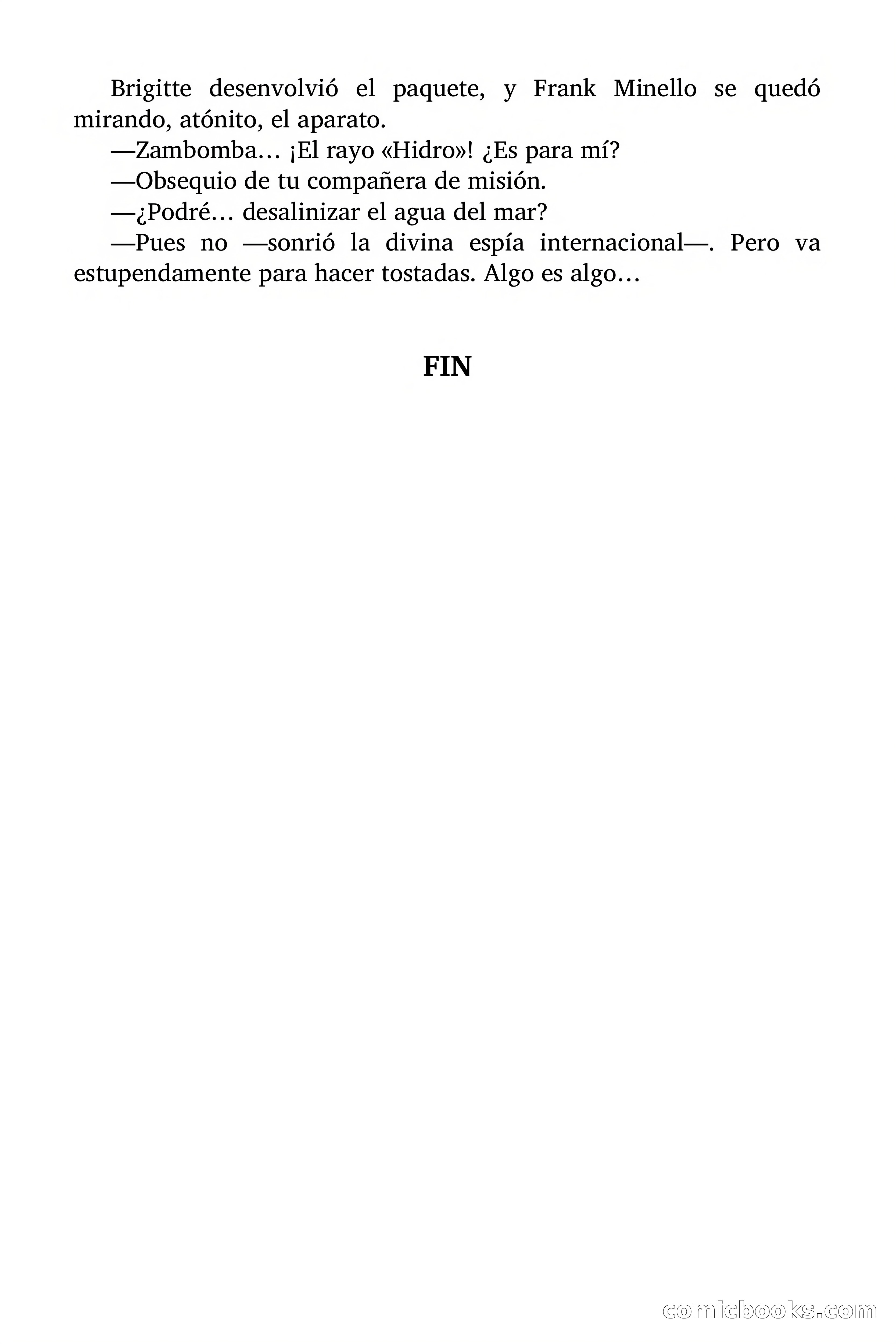 Brigitte en Acción: El rayo «Hidro» — page 90 of 90