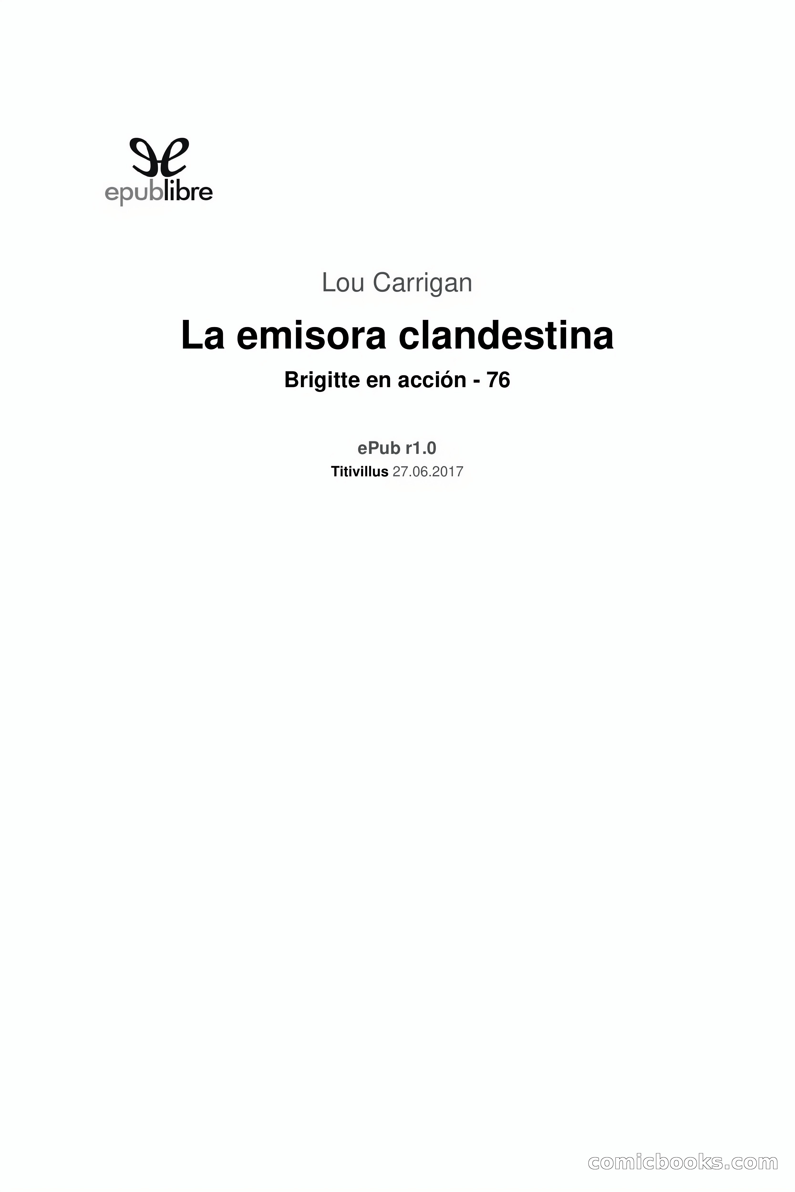 Brigitte en Acción: La emisora clandestina — page 3 of 88
