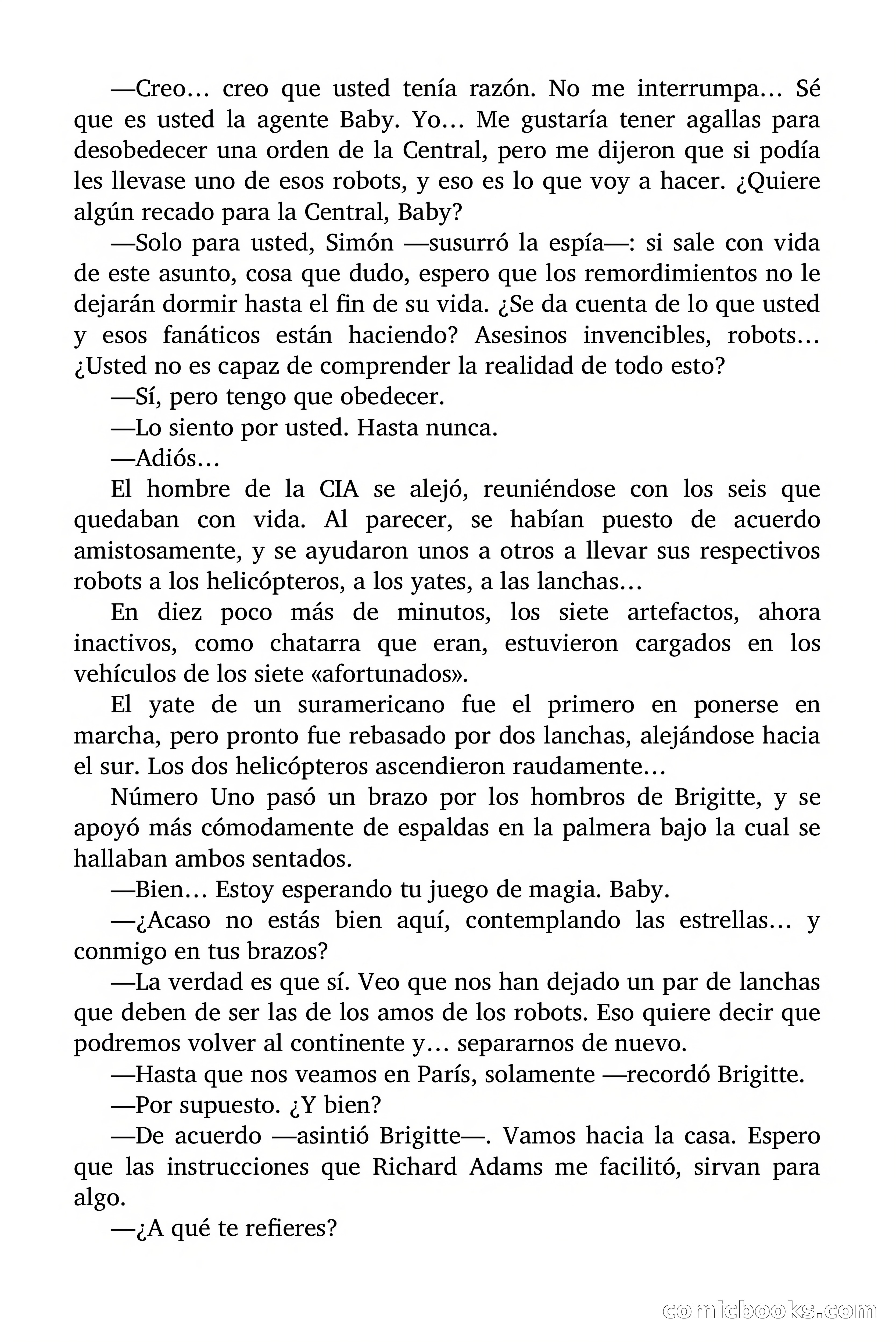 Brigitte en acción: Los asesinos invencibles, vol. 1 y 2 — page 161 of 171
