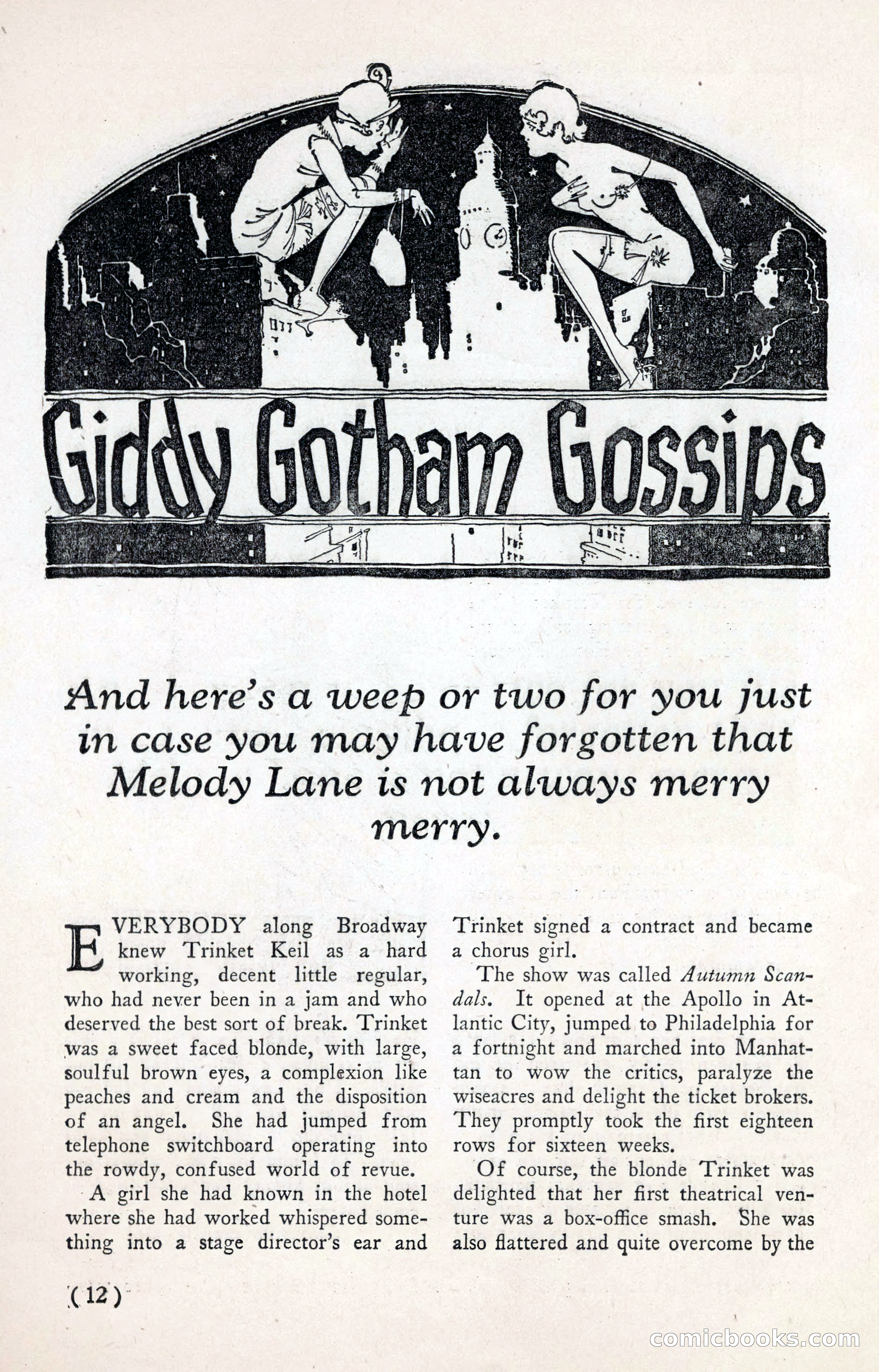Broadway Nights, November 1929 — page 12 of 68