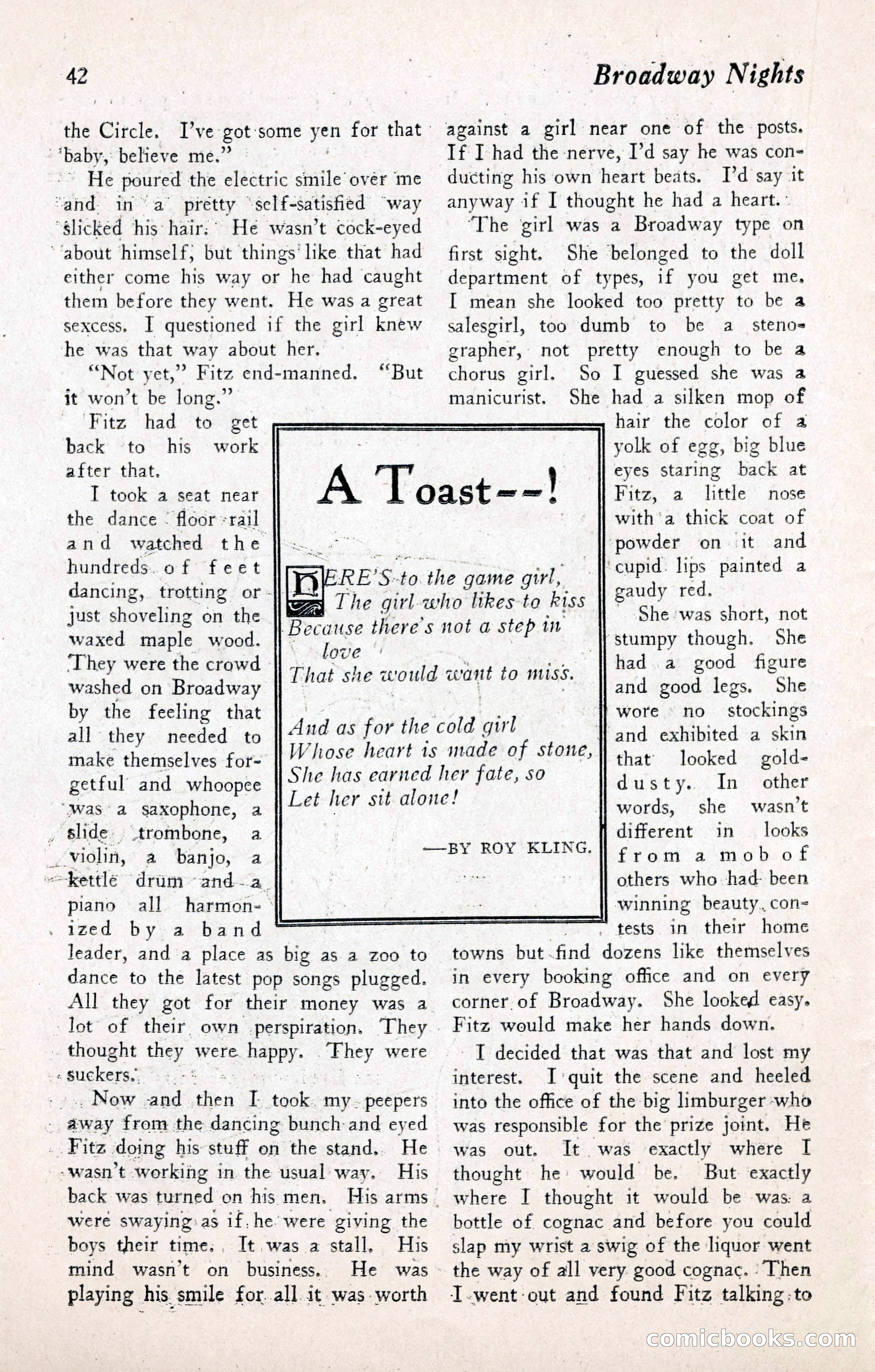 Broadway Nights, November 1929 — page 42 of 68